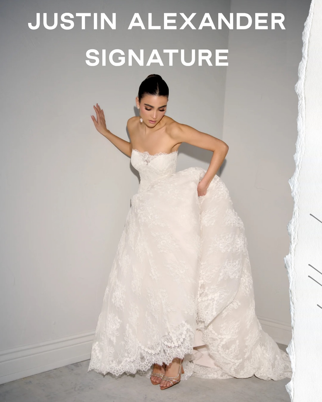 intentional lace from neckline to train 💕
Visit the link in our bio to begin your bridal journey ✨
#bridalbeginning #bridalboutiques #weddingdresses #justinalexander #pittsburghweddings