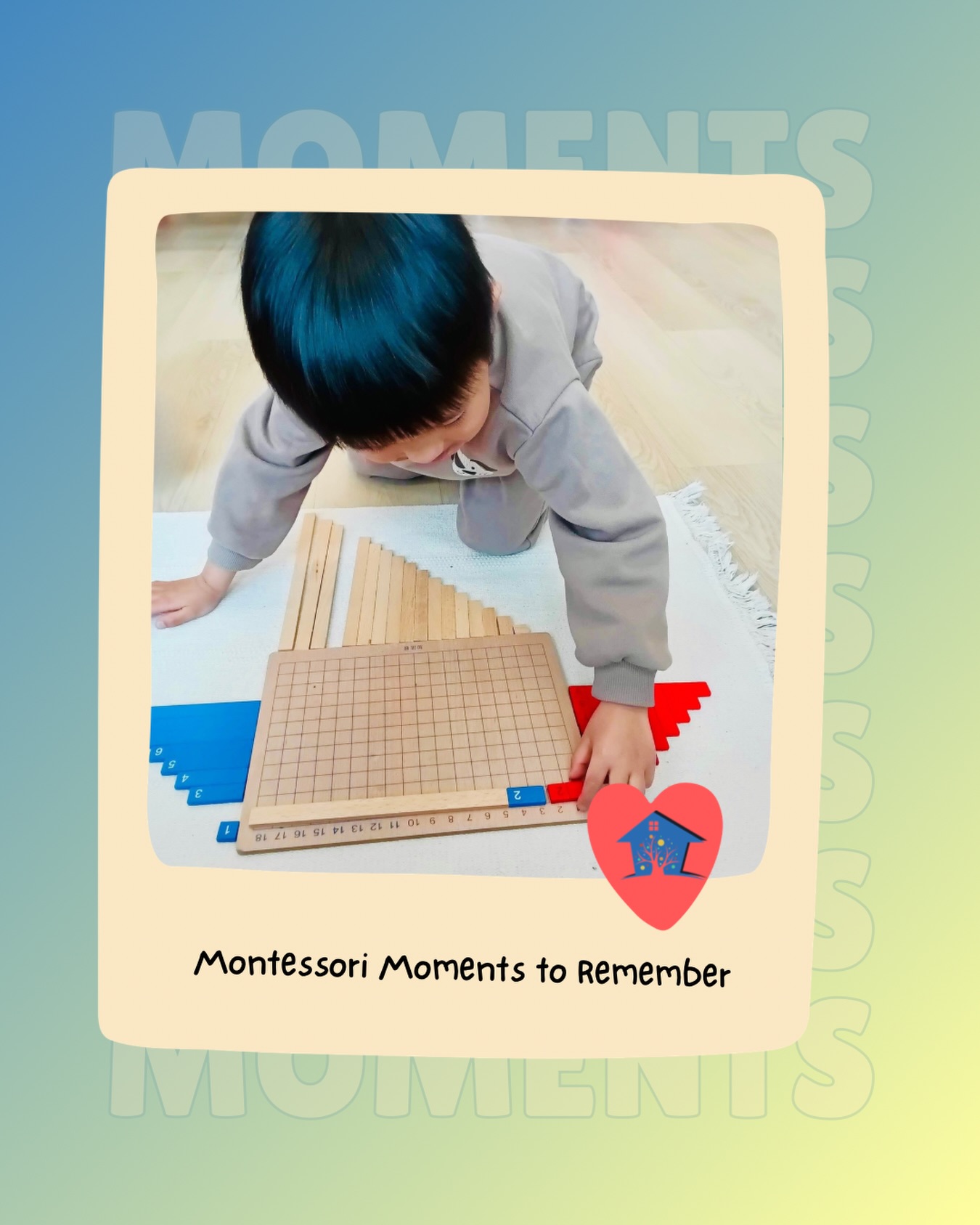 Happy Monday! Discover the joy of hands-on learning with the Montessori subtraction board! This interactive tool transforms subtraction into a tangible, engaging experience for young children, fostering a deeper understanding of numbers, operations and mathematical problem-solving skills. #montessorimath #itsnevertooearly #cognitiveskills #yycdaycare #chestermeredaycare.