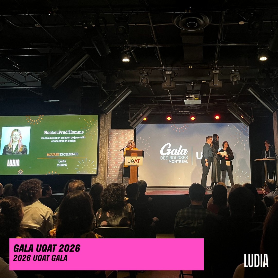 Hier soir, l’équipe de Ludia était présente au Gala de l’Université du Québec en Abitibi-Témiscamingue afin de remettre une bourse à une étudiante s’étant démarqué.e par l’excellence de son parcours académique au sein du programme en création de jeux vidéo - concentration design.
Soutenir la prochaine génération de talents fait partie de ce qui nous passionne chez Ludia — et c’est toujours un privilège de célébrer le travail, la créativité et le potentiel des étudiant.e.s qui façonneront l’avenir de notre industrie.
Merci à l’UQAT pour l’invitation, et félicitations à tous les étudiant.e.s honoré.e.s lors de cette belle soirée 🏆
#Ludia #NextGen #GameDev #UQAT #JeuVideo #GamingCareers