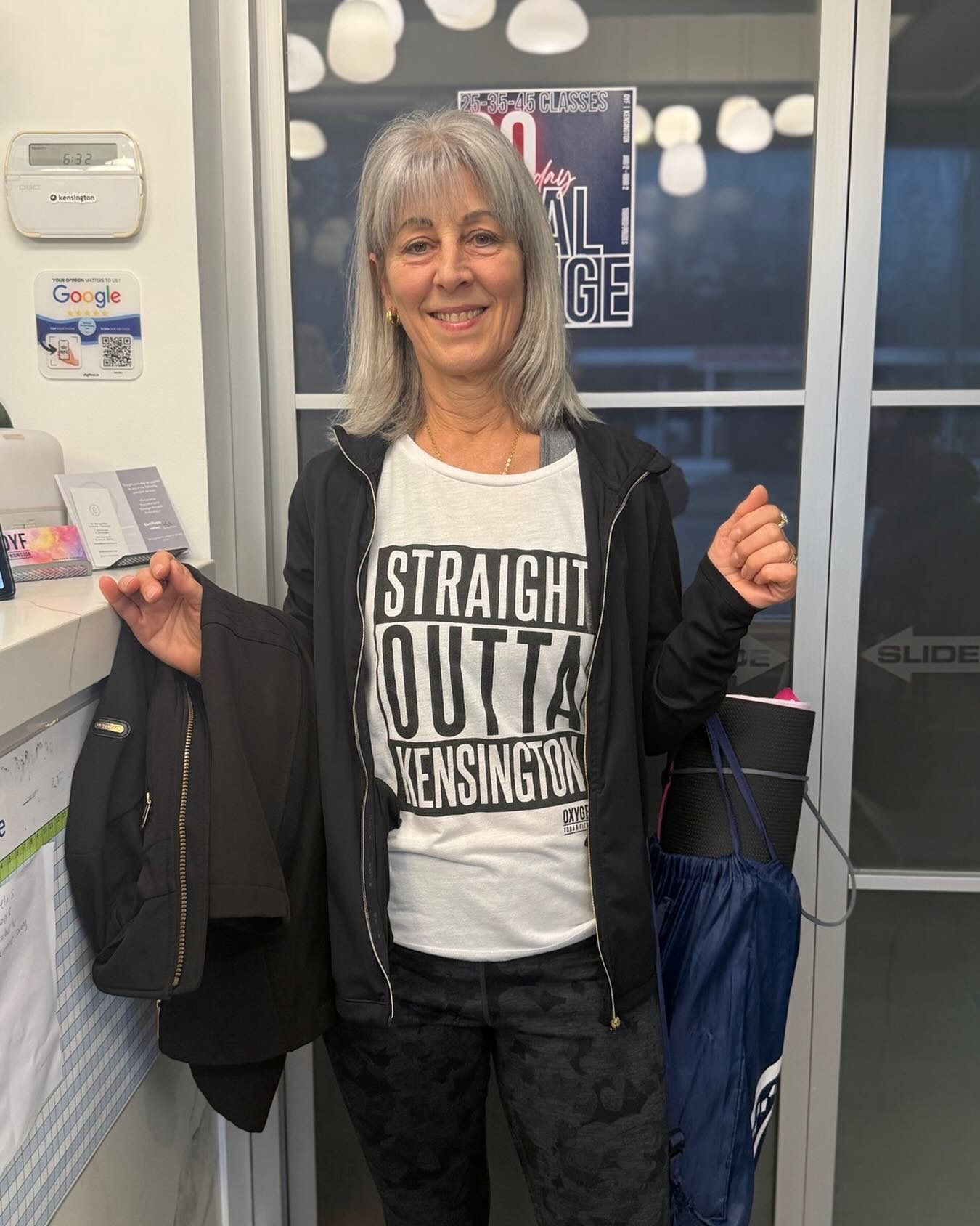 Straight Outta Kensington ✌🏼 we love seeing our members decked out in our studio merch 🥰