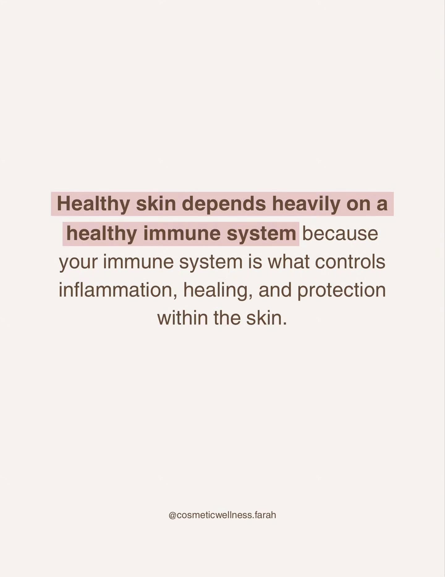 Your skin is an immune organ, so when the immune system becomes weakened or overwhelmed, the skin often becomes more reactive, sensitive, inflamed, and prone to a variety of skin conditions because it’s no longer able to regulate and protect itself as efficiently 🦠✨
___
Reposted @cosmeticwellness.farah
