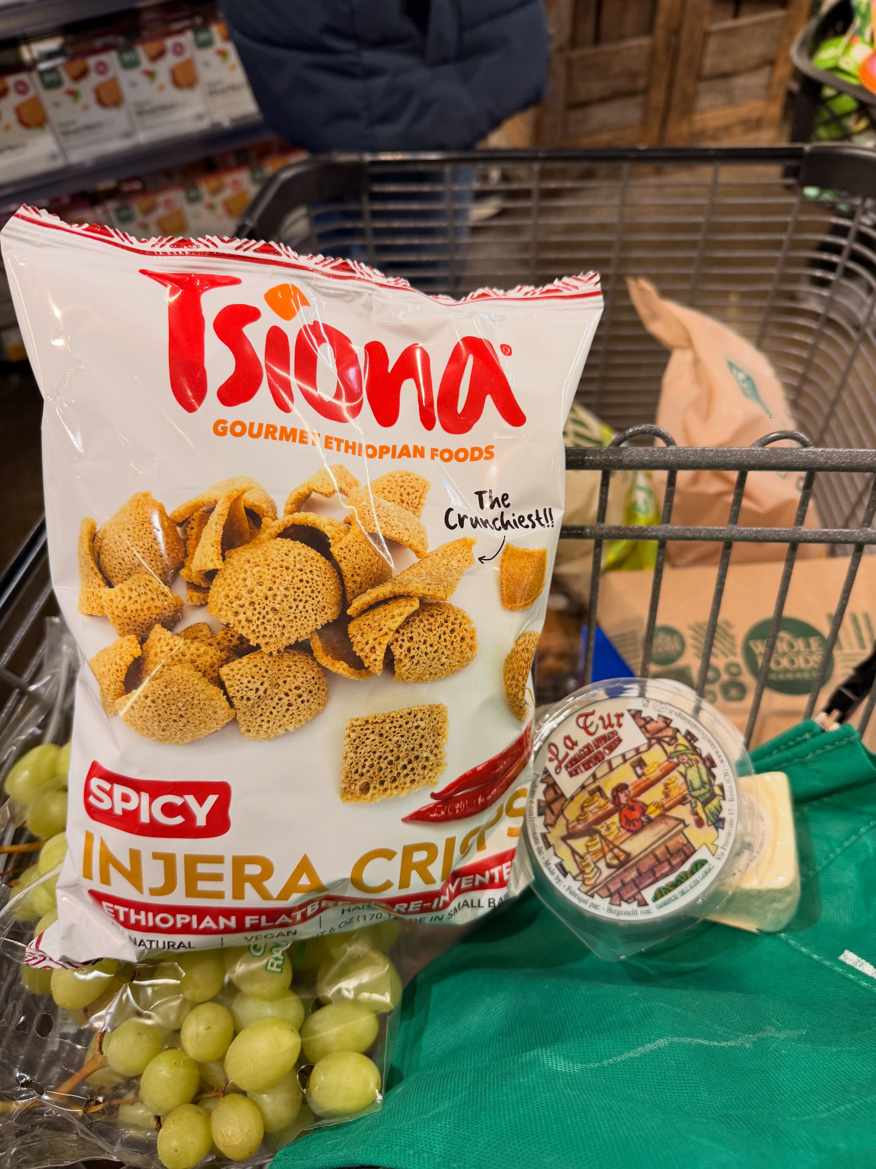 Our @tsionafoods Injera Crisps… they are not just a snack, it’s an experience!! Find our products at the fabulous @wholefoods @momsorganicmarket @streetsmarket @bethesda_coop @rodmans_dc and @outpostrichmond Market.
Shop: www.Tsionafoods.com
#tsionafoods #tsionafoodsproducts #tsionafoodscrisps #injerachips #injeracrisps enebla injera injerabread injerareinvented injeraforlife theoriginalinjeracrisps theoriginalinjerachips