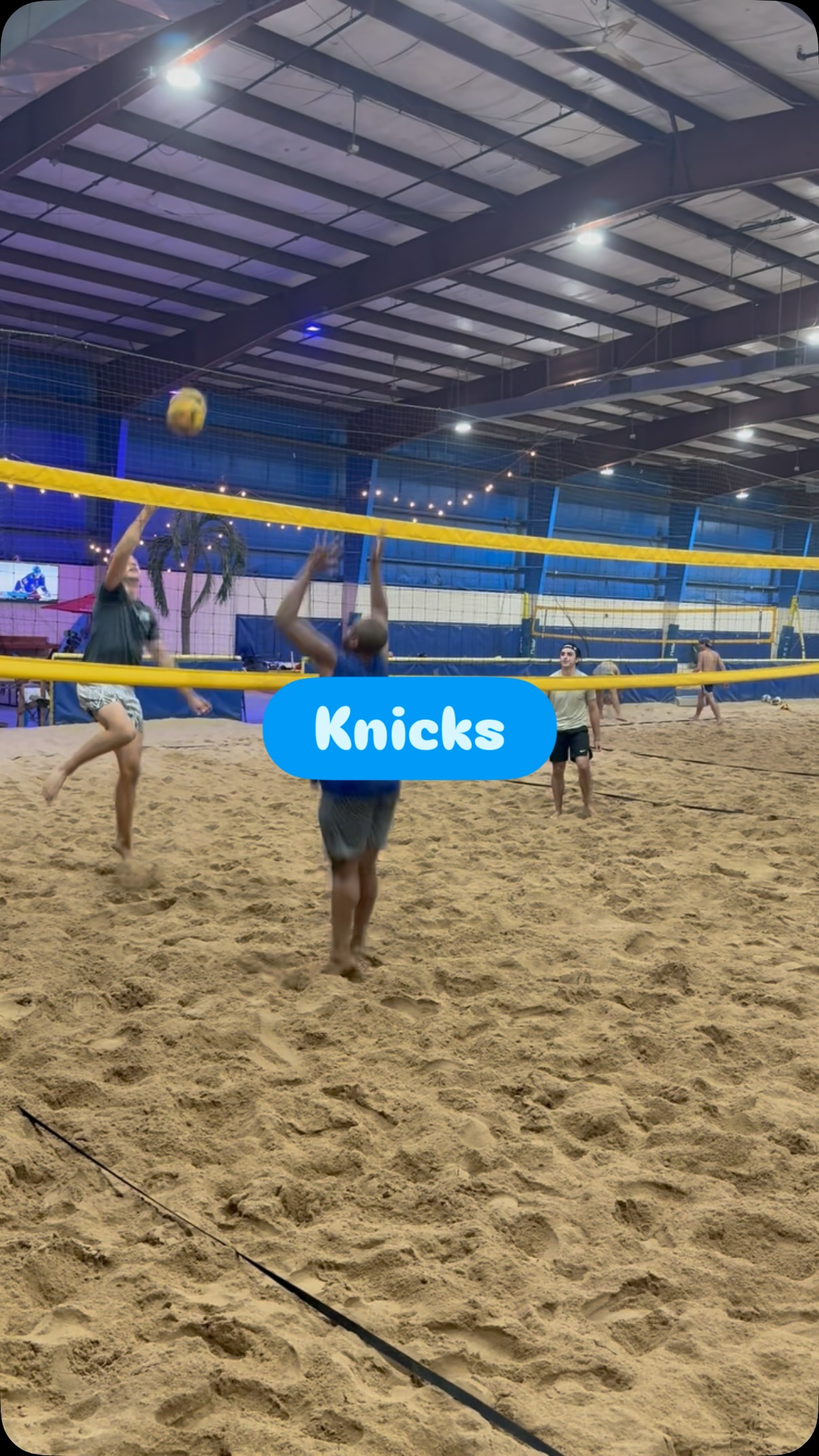 The Knicks aren’t the only ones delivering on offense! 🏐🤩