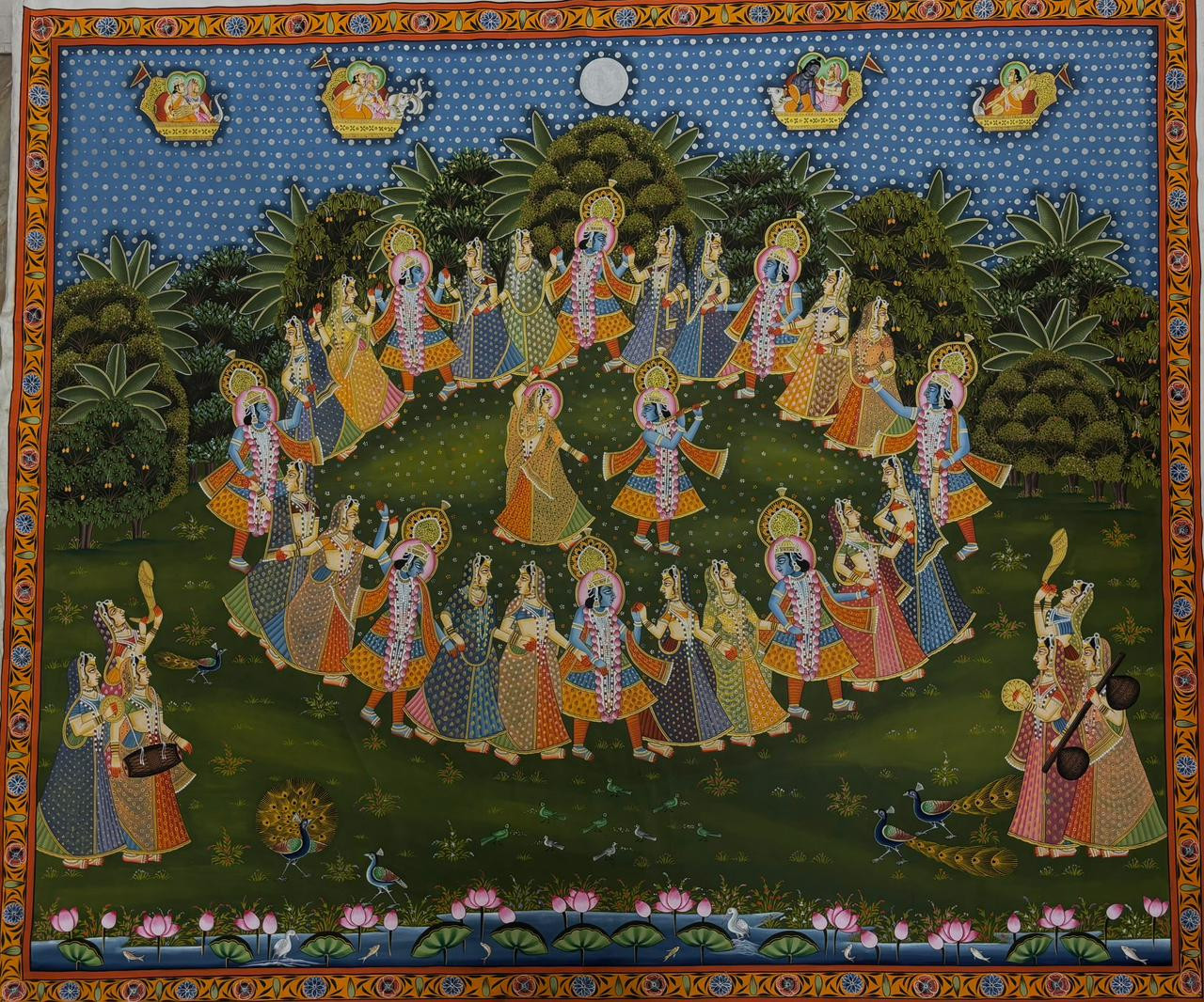 आनन्द रास — Blissful dance, filled with joy and devotion ✨
Bring positive energy and Vastu harmony to your east-facing wall with this vibrant Vishvakrit painting. Perfect for homes and offices seeking balance, beauty, and spiritual uplift. Link in Bio
#VastuPainting #BlissfulDance #HomeDecor #IndianArt #Vishvakrit #SpiritualArt #InteriorStyling