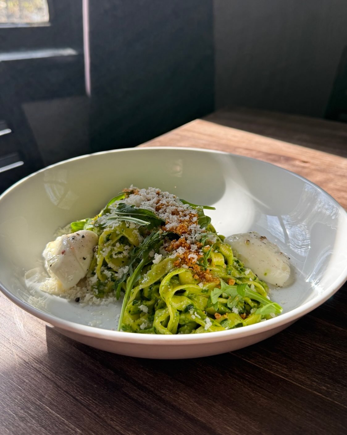 Fettuccine Pesto Maison - maintenant au menu d’été / Now on the Summer Menu!