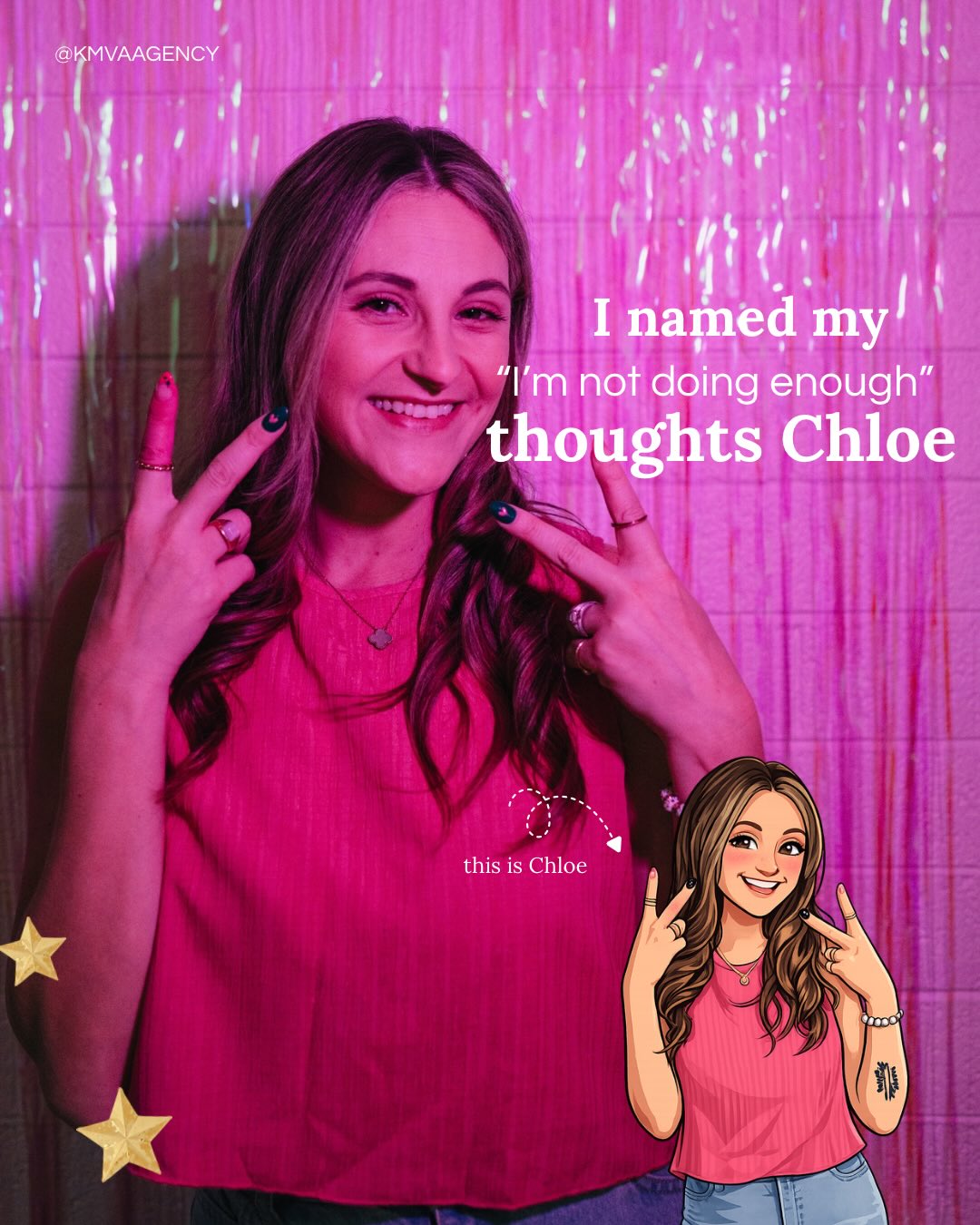 Meet Chloe 💕 (my “I’m not doing enough” thoughts)
She’s productive, intense, mildly dramatic, and fully convinced that resting for 20 minutes means we’re about to lose everything we’ve built 😭
Chloe thinks every goal needs to happen immediately and she’s somehow always moving the finish line?!…
For the longest time, I thought the answer was to silence her completely.
But honestly… the more I fought her, the louder she got. So lately I’ve been trying something different.
Instead of letting Chloe run the show OR pretending she doesn’t exist, I’m learning how to hear her without believing everything she says.
Because underneath all the chaos, pressure, and overthinking… she’s usually just trying to protect me.
She just has absolutely no concept of work life balance 😅 Now when she starts spiraling and telling me i should be doing more, growing faster, posting more, achieving more…
I remind myself that I’m already building a beautiful life AND business.
Anyone else have a Chloe? 😂
#femaleentrepreneur #mindsetshift #businesswoman #selfgrowth #virtualassistant