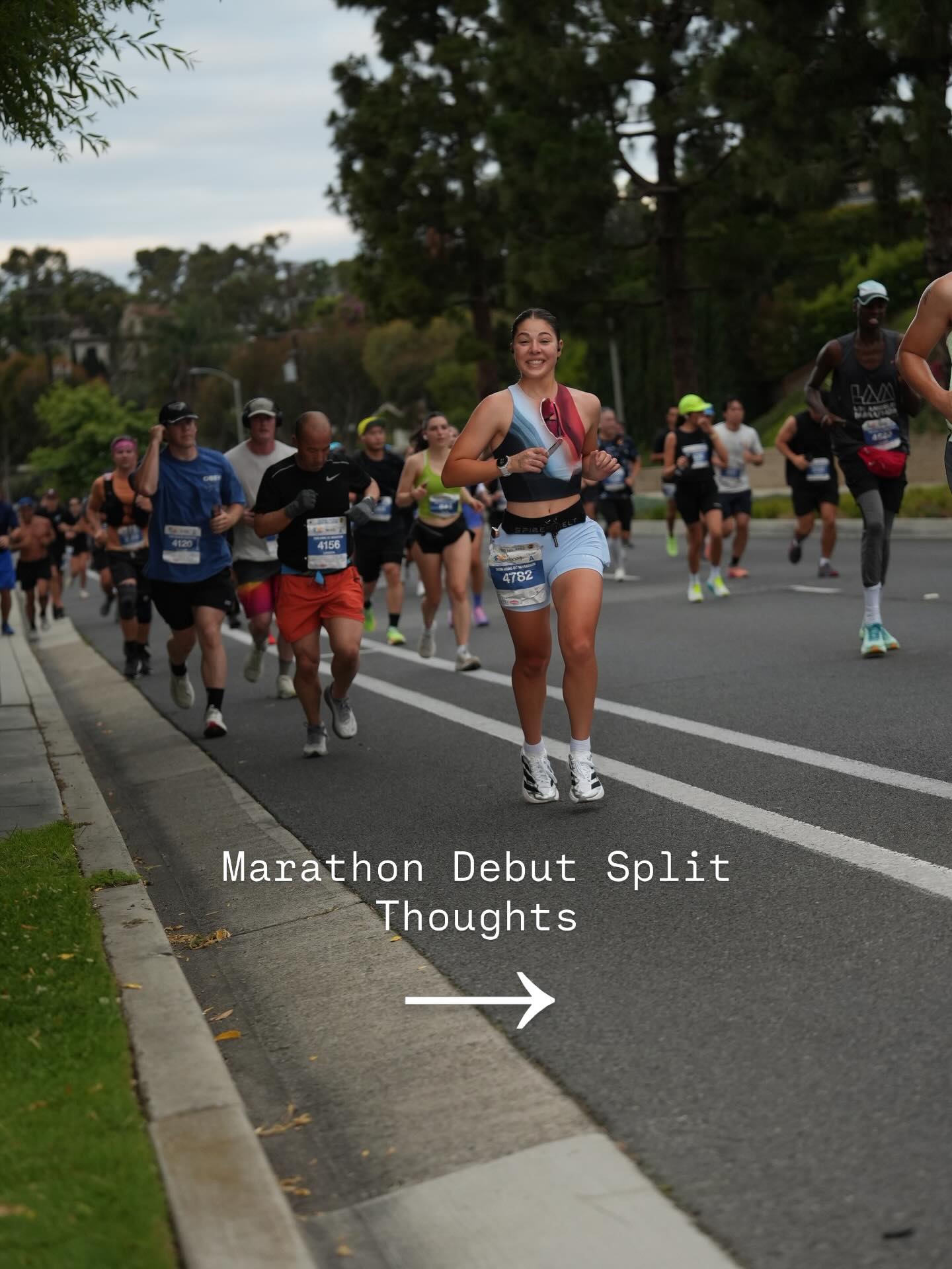 My marathon debut thoughts split by split😂
Thank god for good views and my family calling me throughout