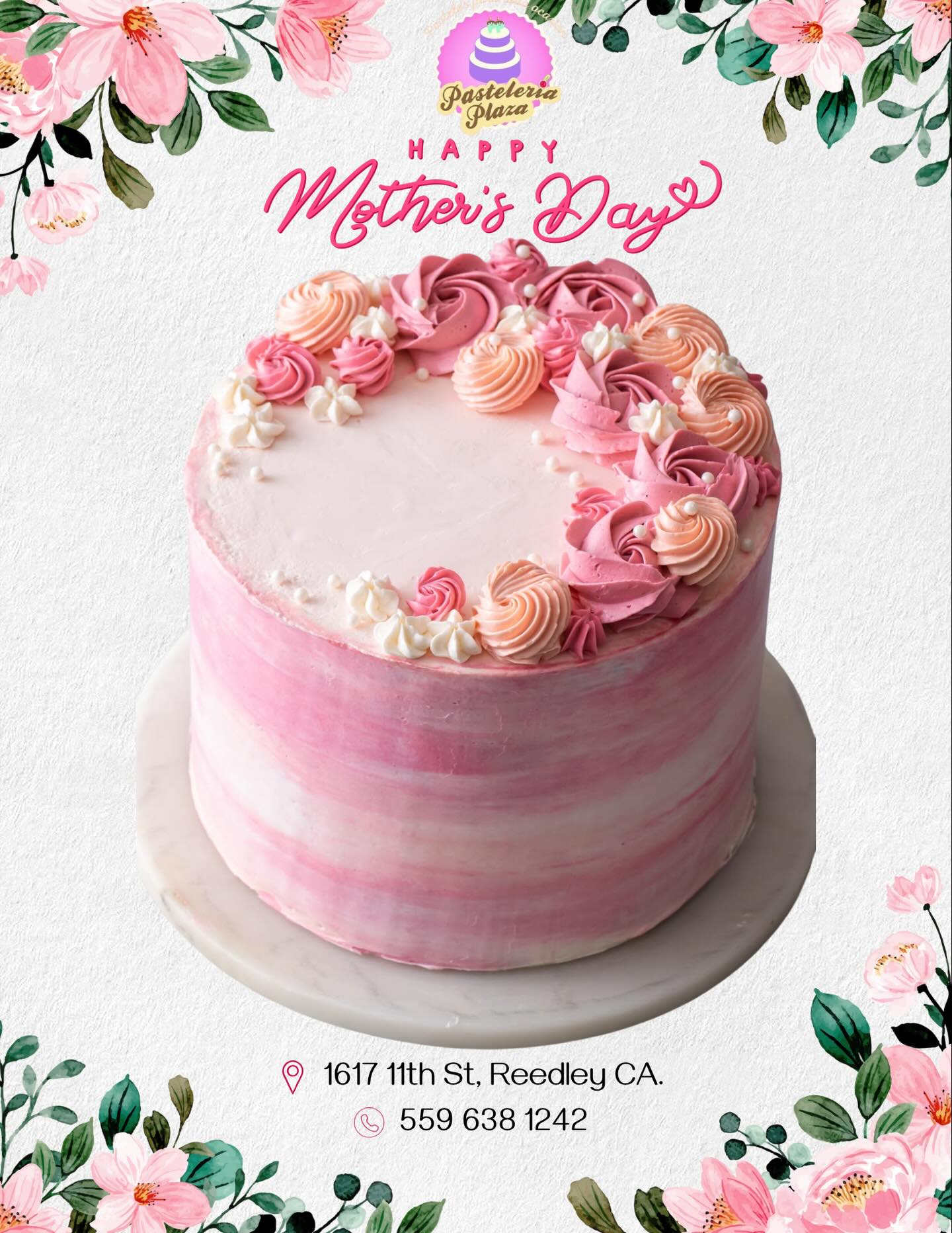 🎂 Sorprende a mamá este 10 de mayo con un detalle hecho con amor.🩷
📲 Haz tu pedido con anticipación.