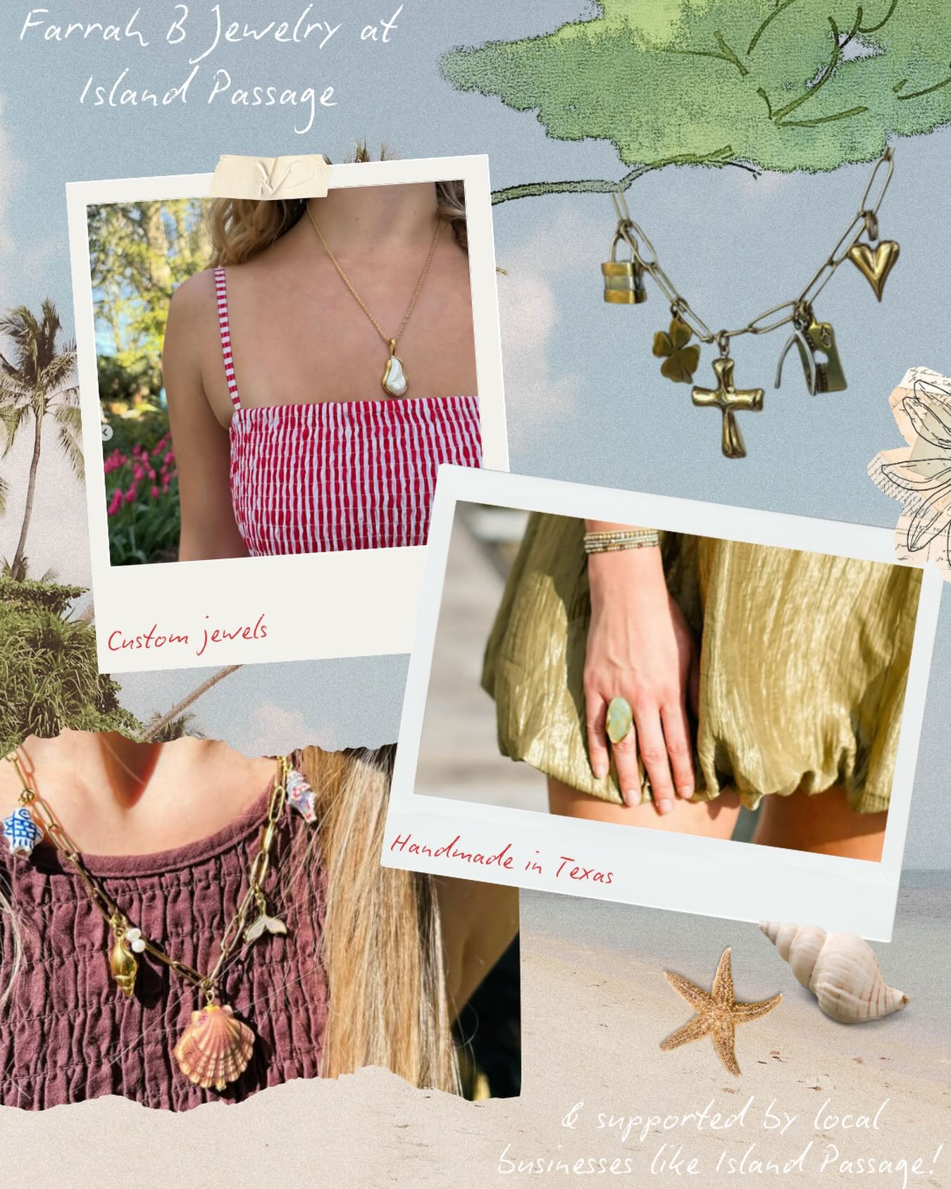 Monday feature!✨
Be sure to check out Island Passage for all things @farrahbjewelry!🫶🏻 Create your own or buy pre-charmed!
Be sure to check out all of their locations:🌴
@islandpassagebhi
@islandpassage_downtown
@islandpassage_lumina
+ always remember to shop small!🤍🛍️