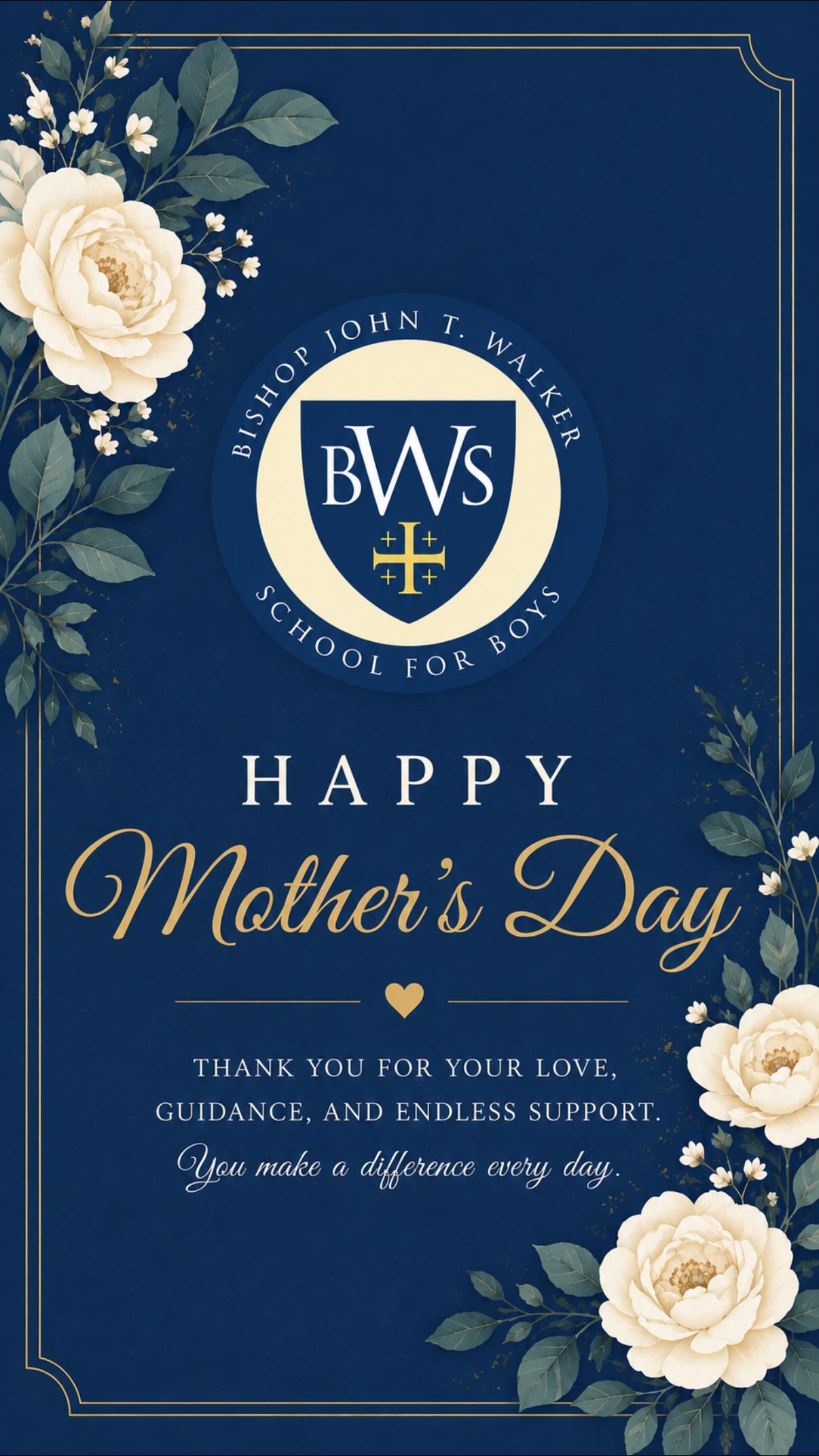 Happy Mother’s Day to all of the amazing moms and mother figures in our BWS community 💙
We loved celebrating with you at our Mother-Son Dance and sharing such a joyful evening together ✨