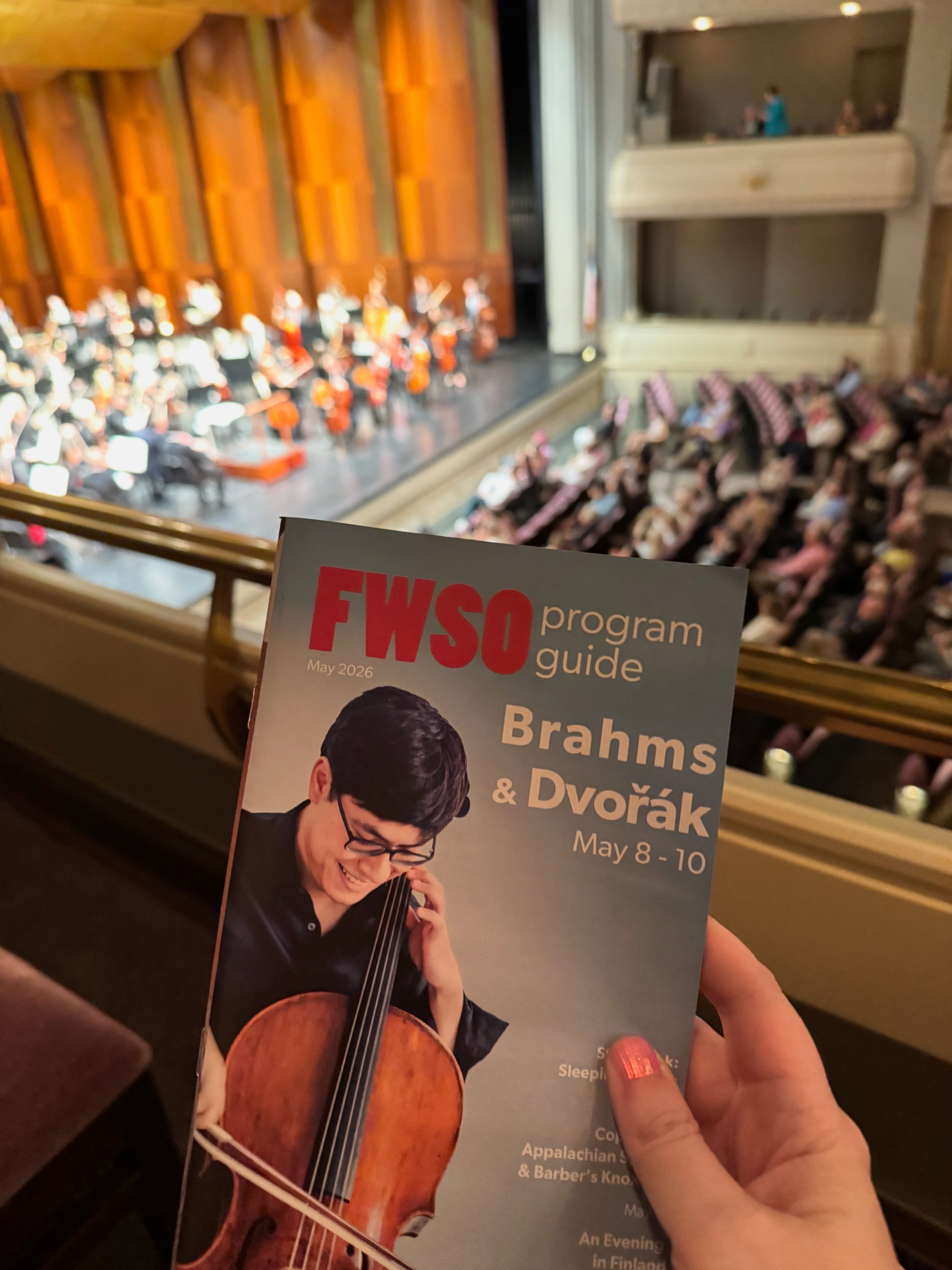 Excellent Dvorak cello concerto from @zfungcello last night with the @ftworthsymphony. 🎶
