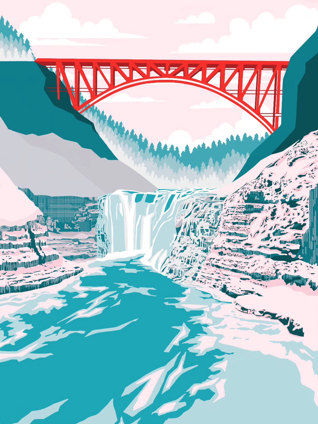 Another wintery scene. βοΈ
The beautiful Letchworth State Park. ππ It's always fun to play with a limited selection of colours. π¨ Pinks, blues, and a pop of red. β€οΈ Makes for a fun challenge! Gets the mind whirling and twirling. π€ π«
As much as I love the snow, the warmer weather is a happy sight. π All of the flowers growing and greening up - exciting times! π±πΈ
(2026-05-07)
#letchworthstatepark #waterfall #artofinstagram #digitalart #doodle