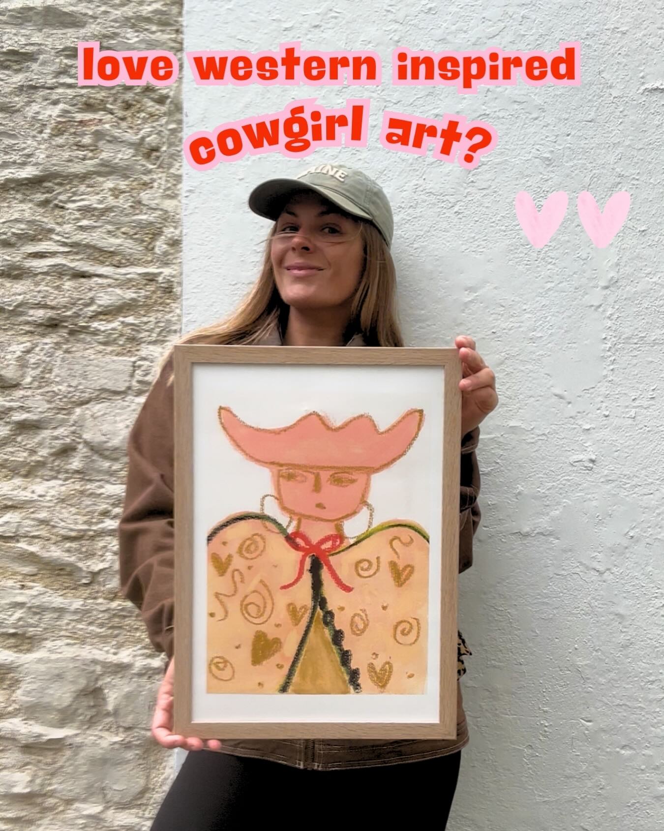 There’s always space on the wall for a cute cowgirl print 😏
No but seriously, send to your country obsessed friends because they’re available in a range of sizes, now on my Etsy shop(!!)
Have a splendid day and don’t blow away.
❤️
#artstudio #cowgirls #cowgirlart #trendingart #femaleartistsuk