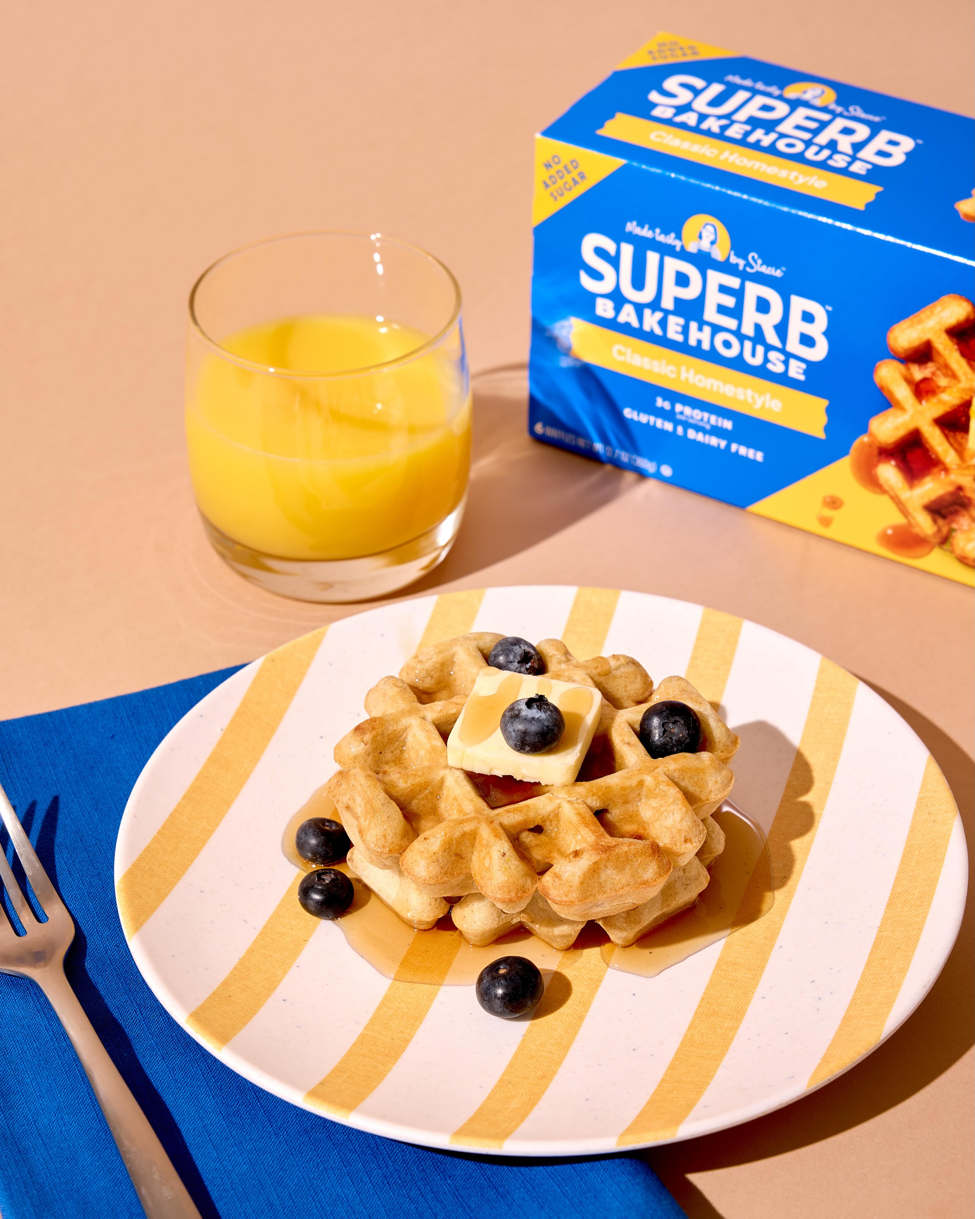 A wholesome breakfast, made for just about everyone 🧇✨
Superb waffles are crafted so more people can enjoy the simple joy of a crispy, fluffy bite - no gluten, dairy, oat, soy or added sugars here!