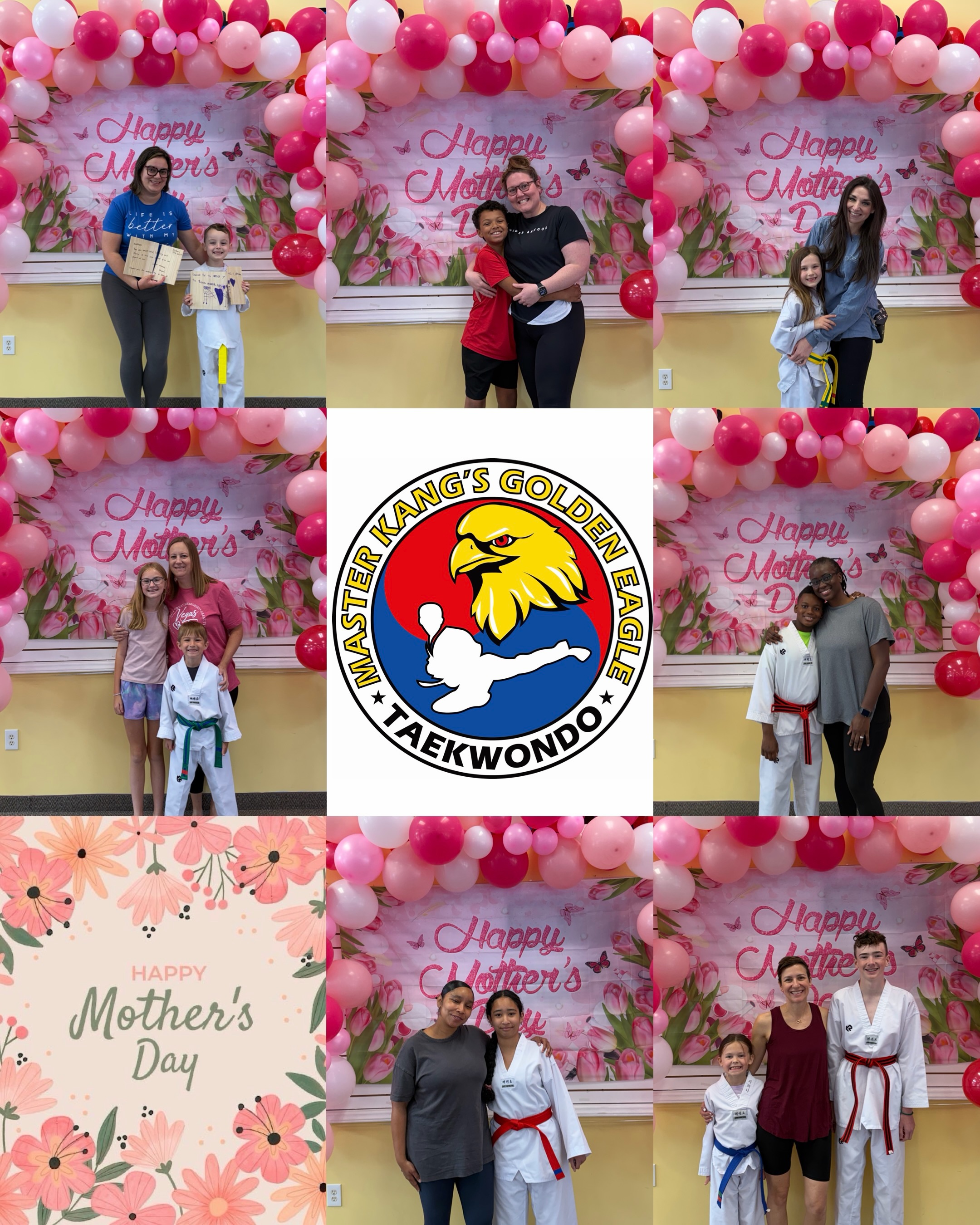 Happy Mother’s Day to all the amazing moms of Golden Eagle Taekwondo! 💐🥋
Thank you for every early morning, every ride to practice, every cheer from the sidelines, and every bit of encouragement you give your children. Your support, patience, and love help our students grow stronger both on and off the mat.
We are truly grateful to have such wonderful families in our Golden Eagle community. Today’s class was dedicated to celebrating YOU and all that you do. ❤️
Happy Mother’s Day from our Golden Eagle Taekwondo family!
#taekwondo #taekwondofamily #mothersday #mom #familysport