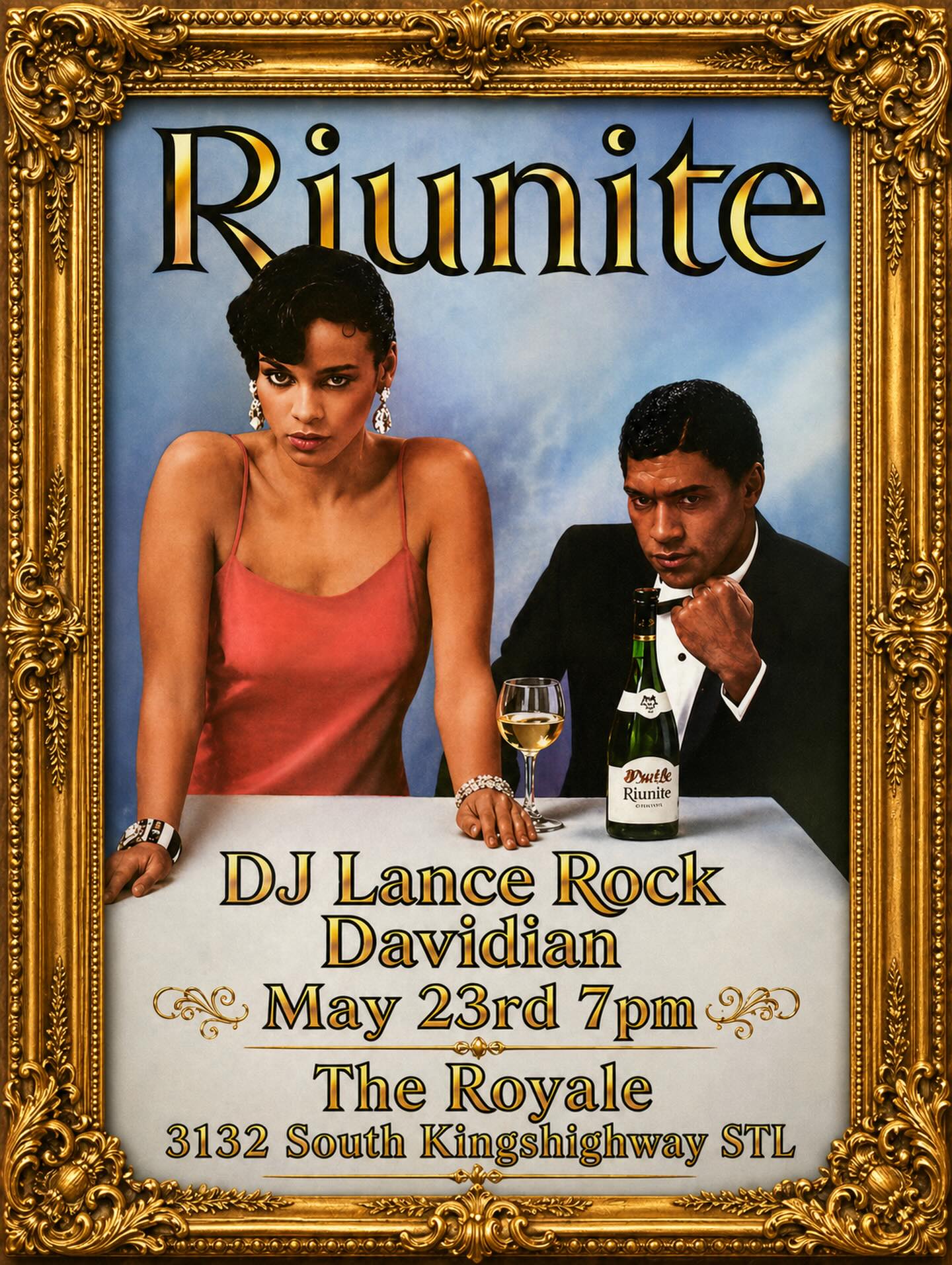 Club Riunite is more than a music night, it’s a mood, feeling and a state of mind. Join DJ’s Lance Rock and Davidian, as they spin a mixture of easy listening, 70’s radio hits, adult contemporary, soft rock, smooth jazz and R&B, mellow disco, acid jazz, sophisti-pop, and what is sometimes referred to as yacht rock. Because a little yachty never hurt nobody!
May 23rd 7:00-11:00PM The Royale
3132 South Kingshighway
Saint Louis, MO