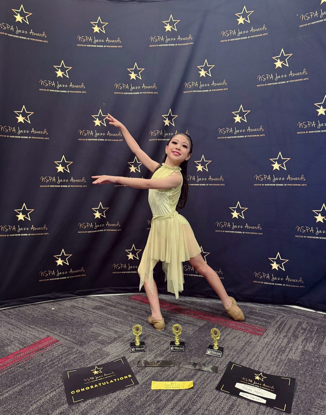 So proud of Skyla this weekend ✨
🌟 NSPA Jazz Awards 9 Years & Under
🥇 Jazz
🥇 Jazz Impromptu
🥇 Open – Neo Classical
🥈 Ultimate Dancer – Musical Theatre
🌟 Diamond Dance Awards 7 & 8 Years
🥇 Jazz
🥇 Musical Theatre
Every little step on stage comes from so many quiet moments behind the scenes — consistency, support, encouragement, and a whole lot of love for dance ❤️
So happy to see her growing more confident and enjoying every moment on stage ✨
#DanceCompetition #JazzDance #MusicalTheatre #YoungDancer #DanceLife
