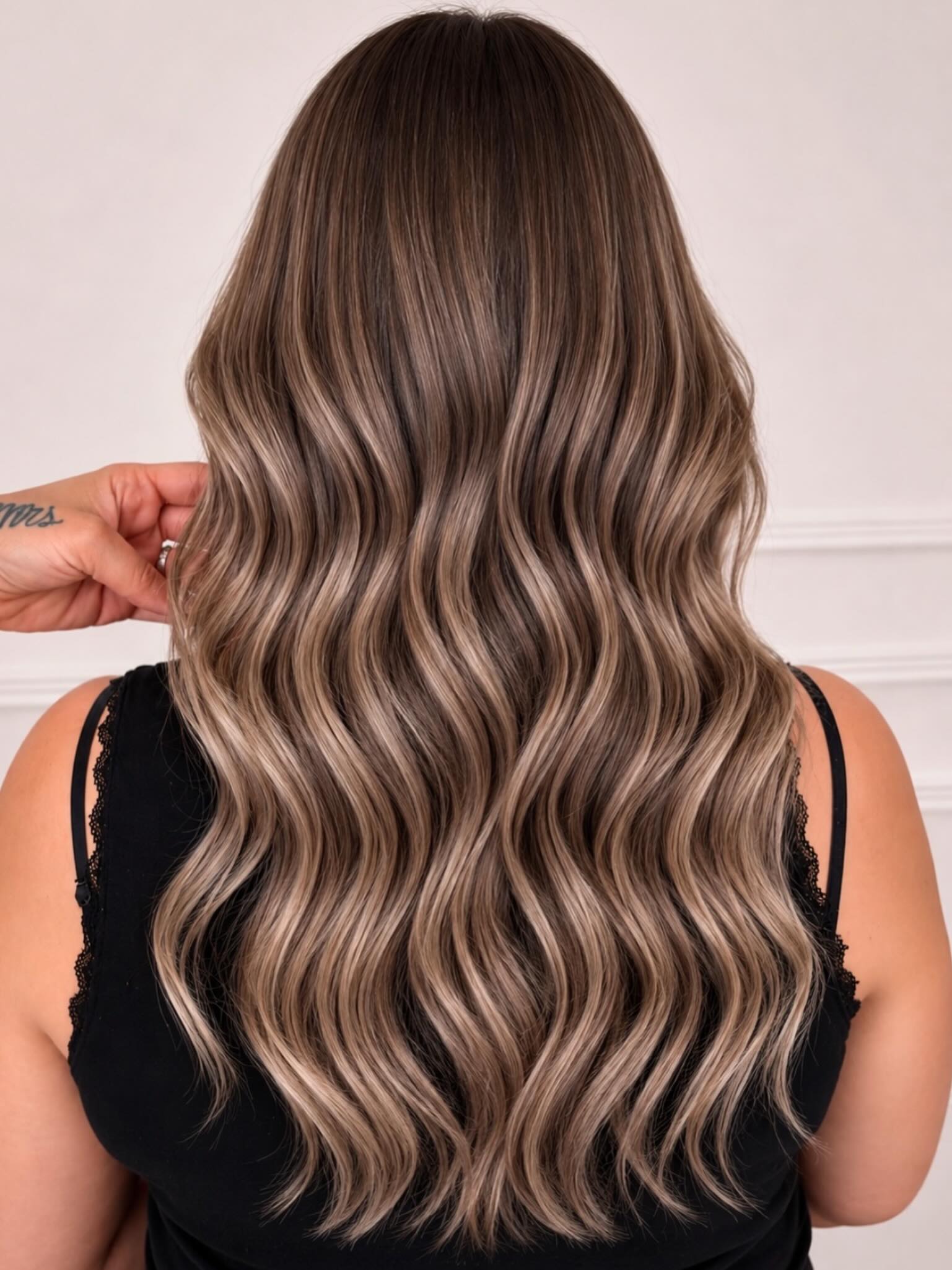 Ombré haïr du jour et racines, wavy
#ombrehair #balayage #color #hair #parís