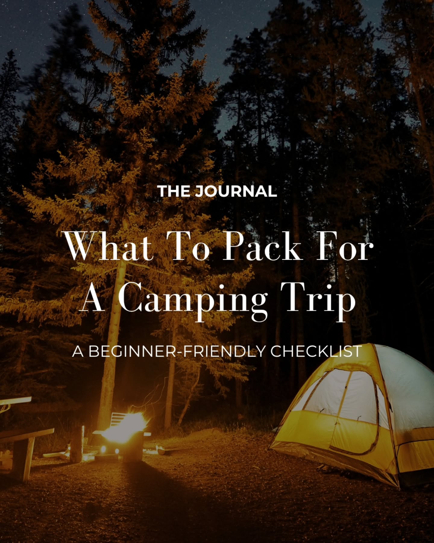 A camping trip does not have to feel like you’re preparing for a survival show.
You just need the right basics: somewhere to sleep, something to eat, layers, lighting, and a few comfort items that make the whole thing feel less chaotic.
Our beginner camping packing guide is now live in the journal. Link in bio.
#campingtips #nature #campingchecklist #outdoorsy #thegreatoutdoors
