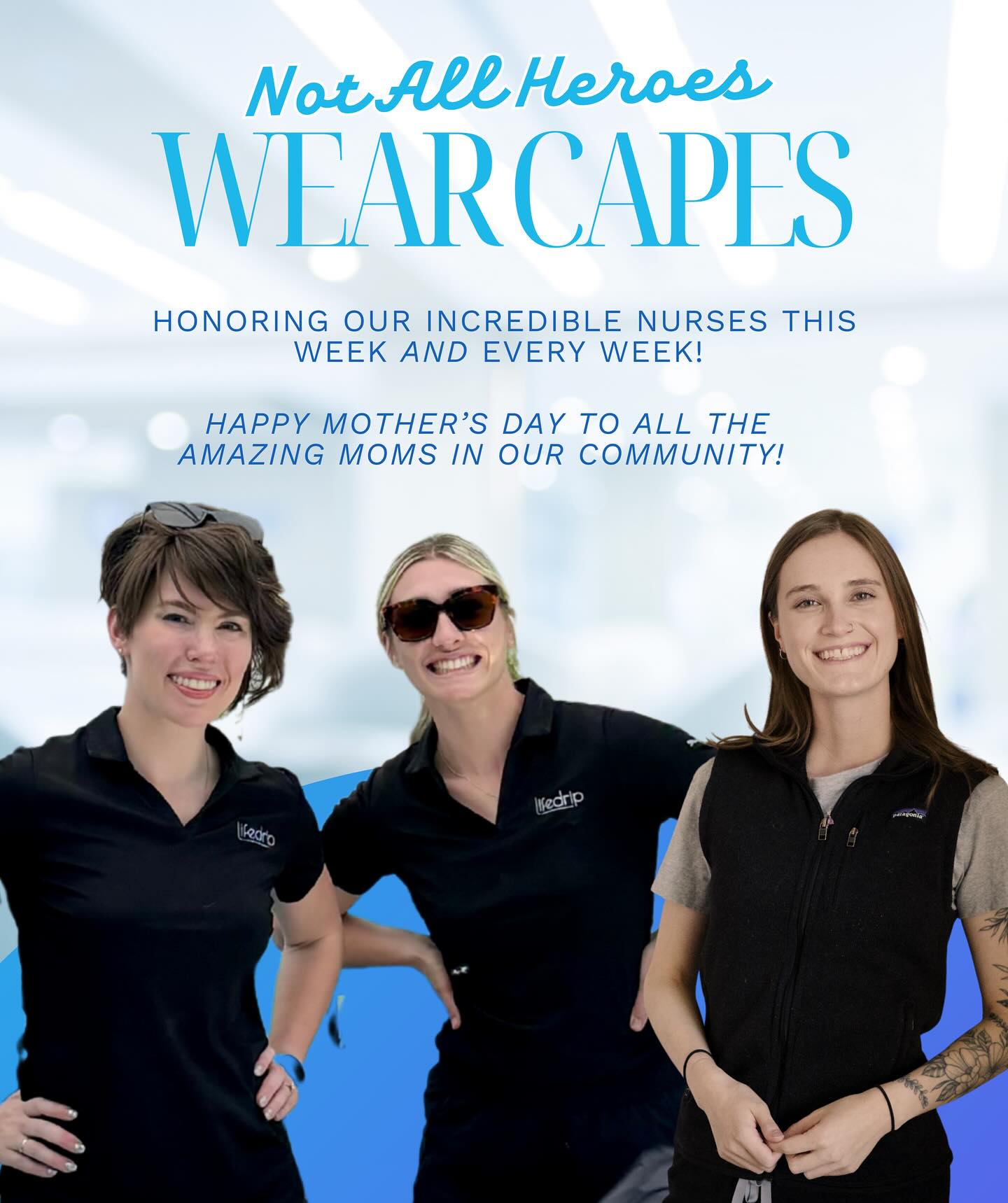Nurses Week may be ending, but the impact nurses make every single day does not. ๐
Weโre so grateful for the amazing nurses on our team and all the healthcare professionals who care for our community with compassion and dedication.
And to all the moms out there โ Happy Motherโs Day today! ๐ท