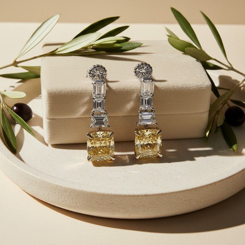 Hell to the yes on this… gorgeous earrings 3ct yellow drops and just a whole load of hell yes 🙌
