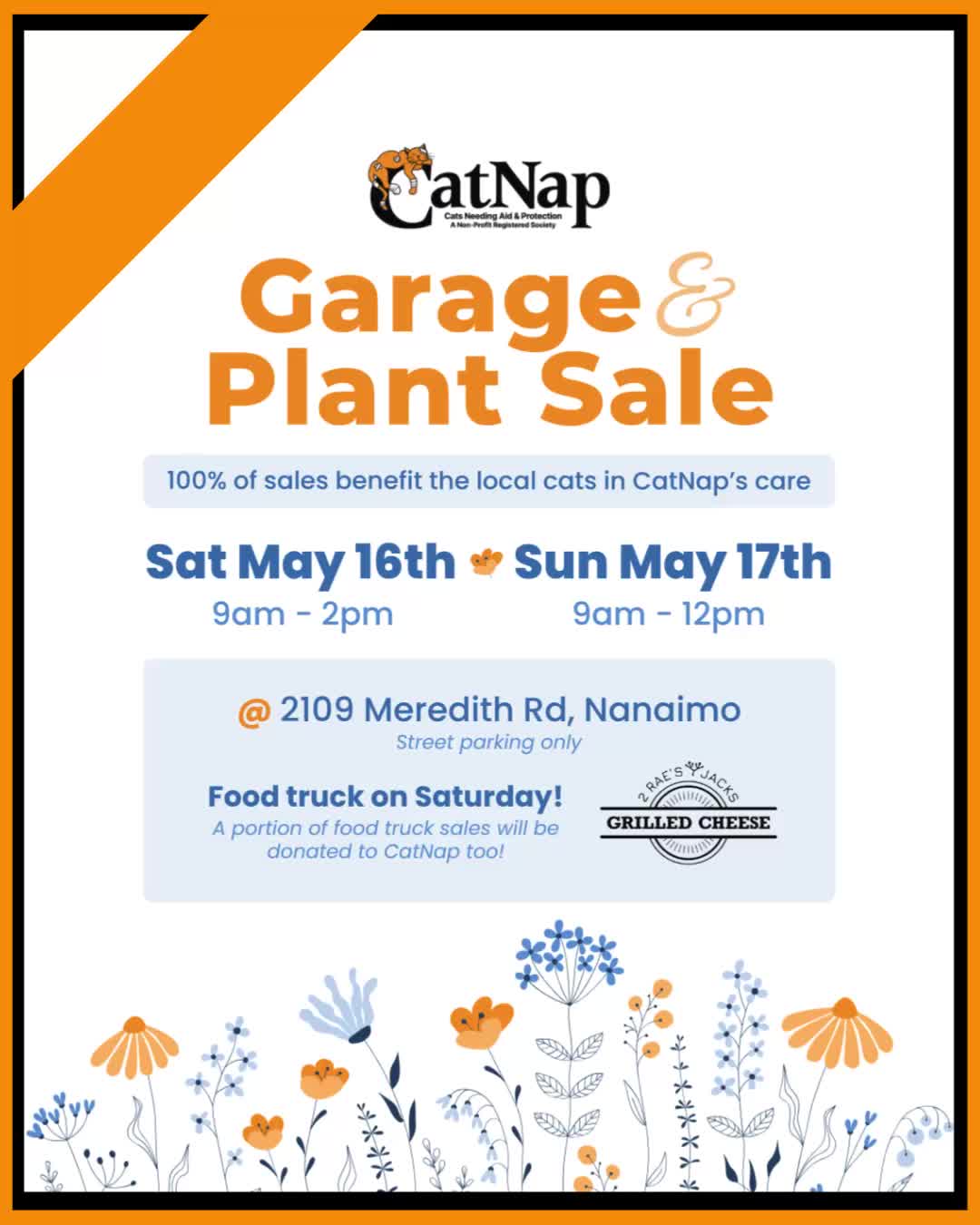 Did you miss your chance to check out the great treasures and plants today?
Don't worry our volunteers will be back tomorrow (Sunday) from 9-12pm so stop by 2109 Meredith Road (Meredith Courts) to check out the stunning plants selection and treasures.
All funds raised go to help locally rescued cats and kittens.