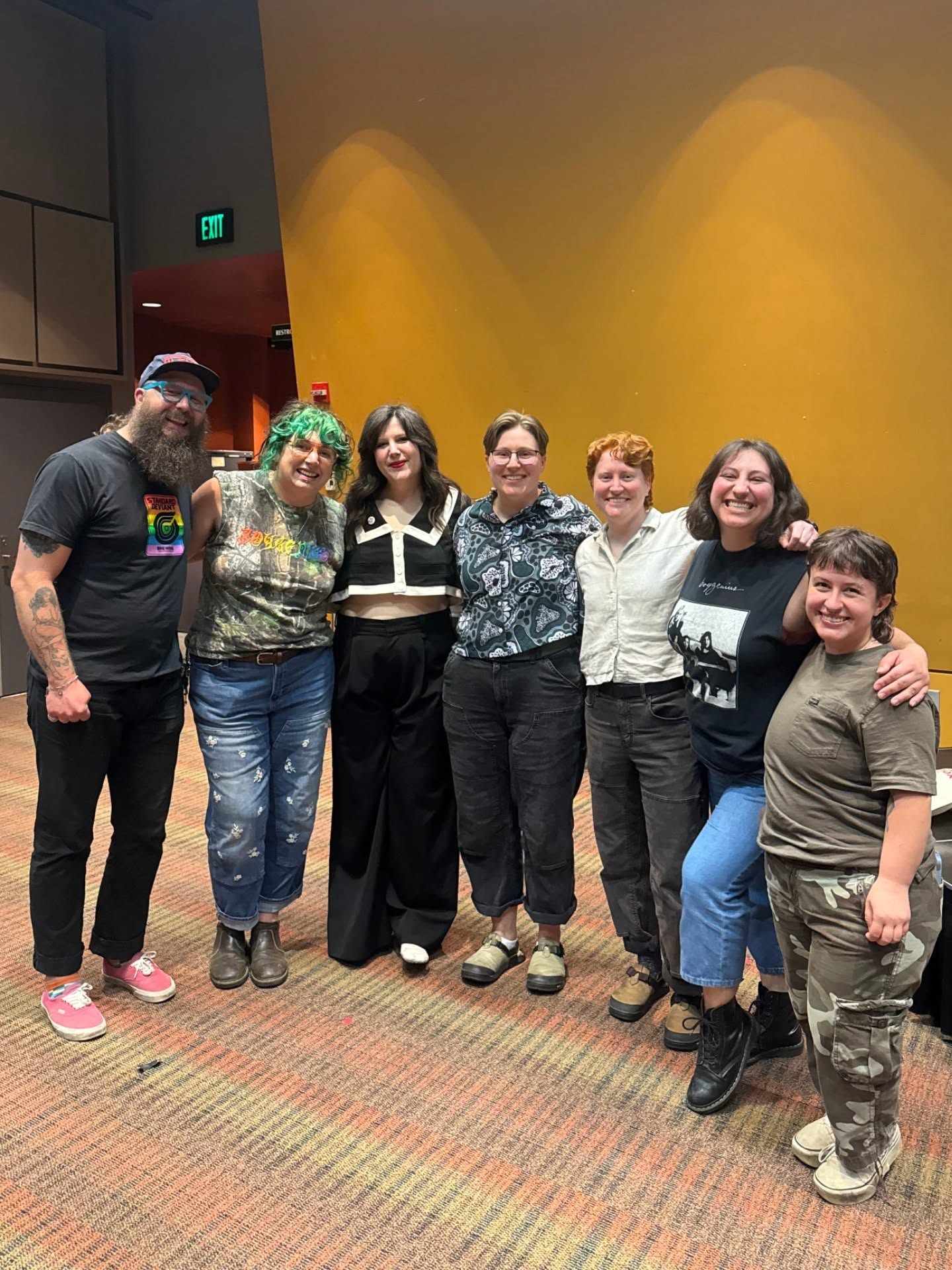 Our little dream came true, y'all. Thank you for following us on this Night-Shift-IPA-fueled journey. 🥹🍻
We met Lucy Dacus. She is just as genuine and lovely as you could imagine. The show was incredible. I'm in complete disbelief that last night was even real.
Huge huge huge thank you to Adrienne and the @mtbakertheatre crew for ordering Frelard catering and setting this up for us. Thank you to Osbaldo for working your magic behind the scenes. Thank you to Dennis for letting me shorten the name of your proposed flagship Working The Night Shift IPA to just Night Shift so that this very moment could take place three and a half years later. Thank you to my queer little crew for doing this with me. And thank you to Lucy for kicking off your tour in Bellingham. 💕 - K