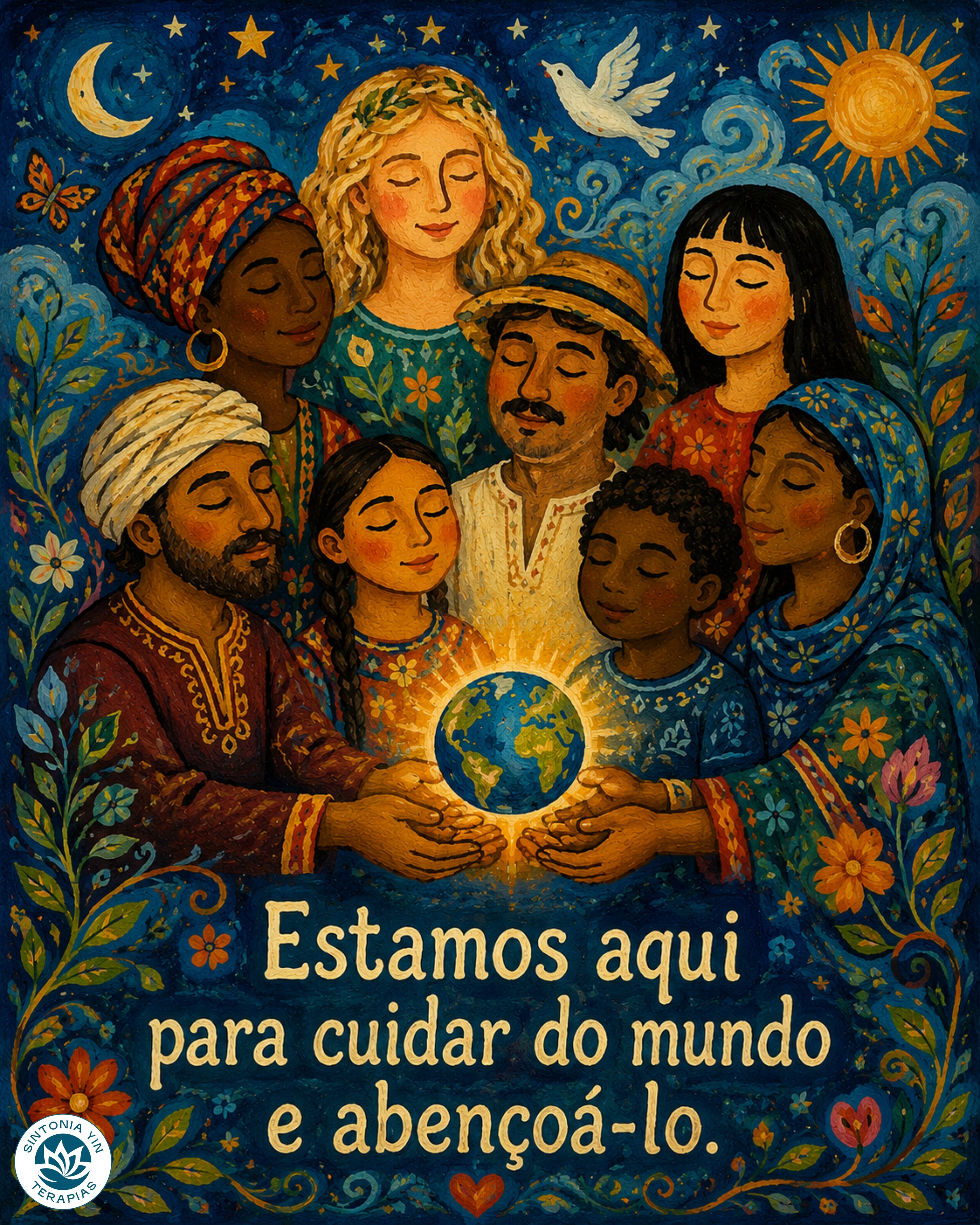 Estamos atravessando um momento de profunda transformação coletiva, e a forma como tratamos o mundo, as pessoas, os animais e a própria vida faz parte da consciência que estamos ajudando a construir. A ascensão do planeta também acontece através das pequenas escolhas diárias: mais respeito, mais empatia, mais responsabilidade e mais amor.
O nosso planeta carrega a energia do Divino Feminino, a energia da grande Mãe que acolhe, nutre, sustenta e acalenta todas as formas de vida. Cuidar da Terra é honrar essa força materna que nos abriga e nos oferece continuamente os recursos necessários para existir. Que possamos deixar de alimentar violência, indiferença e destruição para nos tornarmos presença de cura, consciência e luz neste mundo. Cada pensamento, palavra e atitude participa da energia que estamos oferecendo ao orbe terrestre.
✨🌎🪷