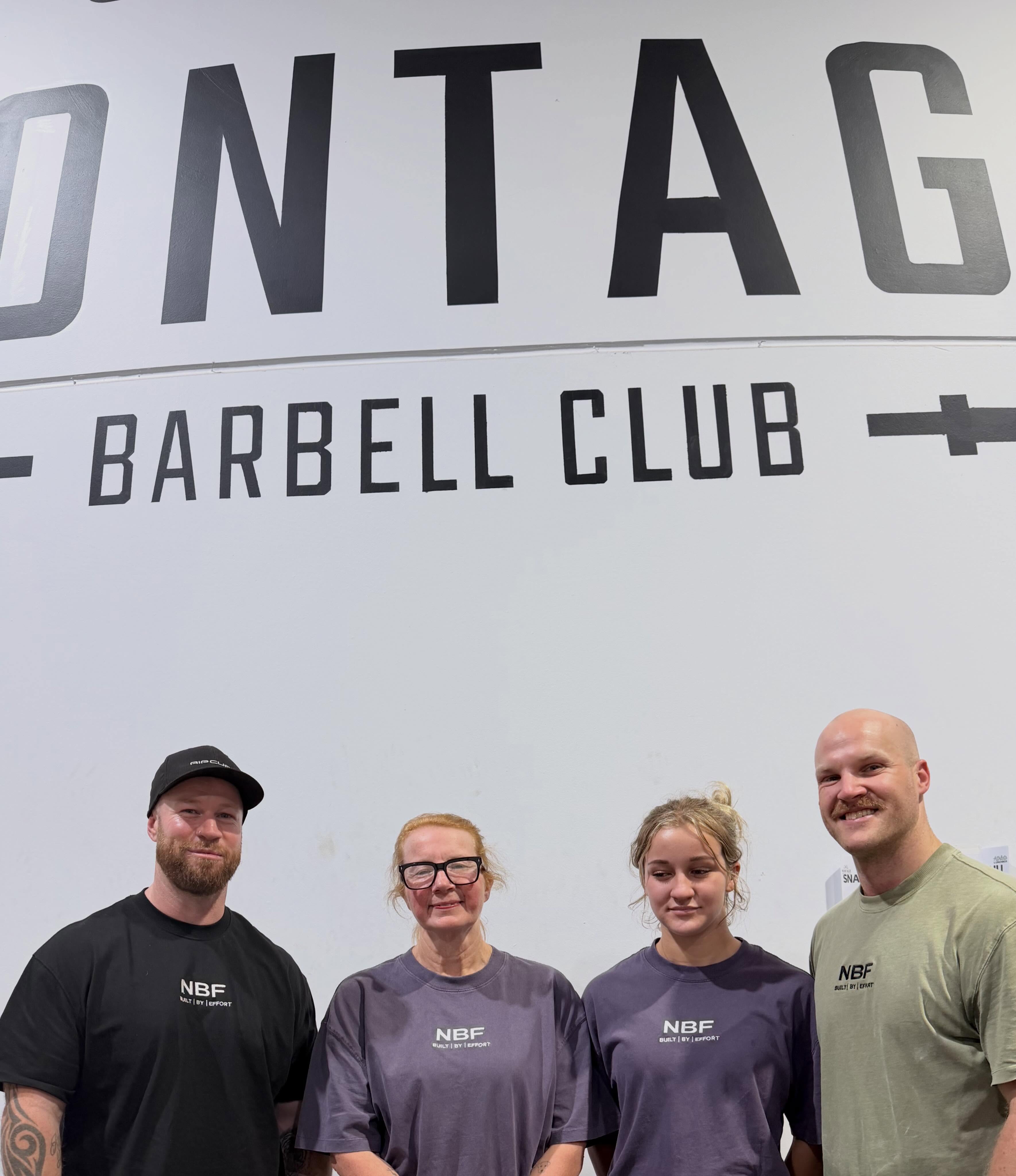The Crew from NBF Barbell Academy wearing the OG Tee from their latest Comp @montage_barbell_club
.
.
.
#clothing #lifting #competition #olympiclifting #motivational