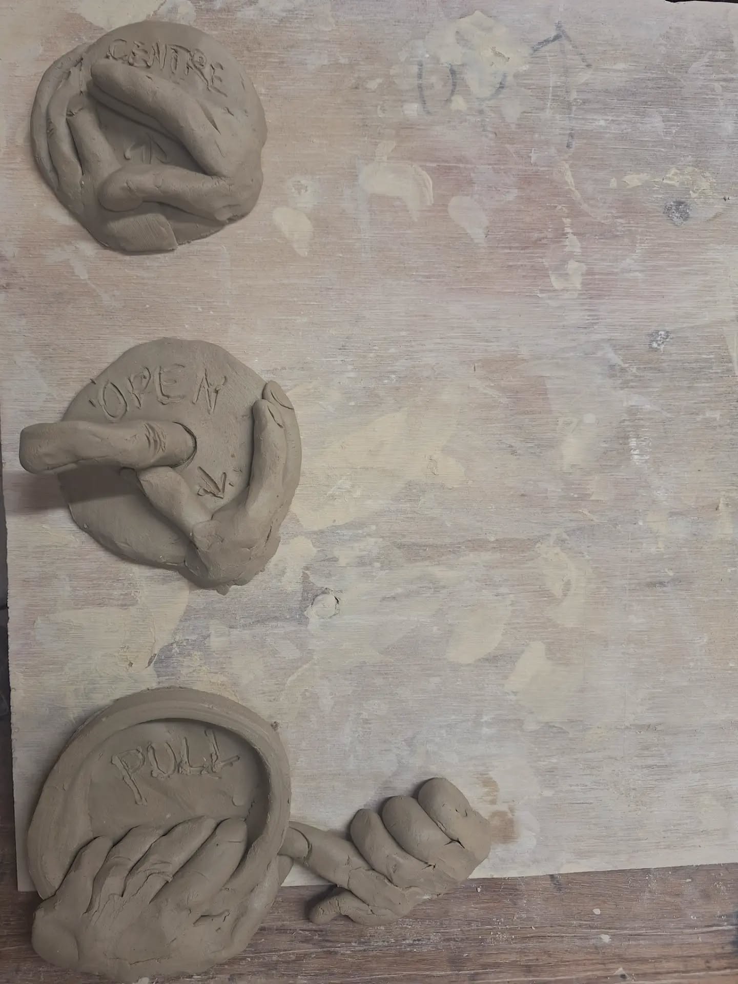 When you dont trust your drawing skills...but you need a visual and you have a studio of clay