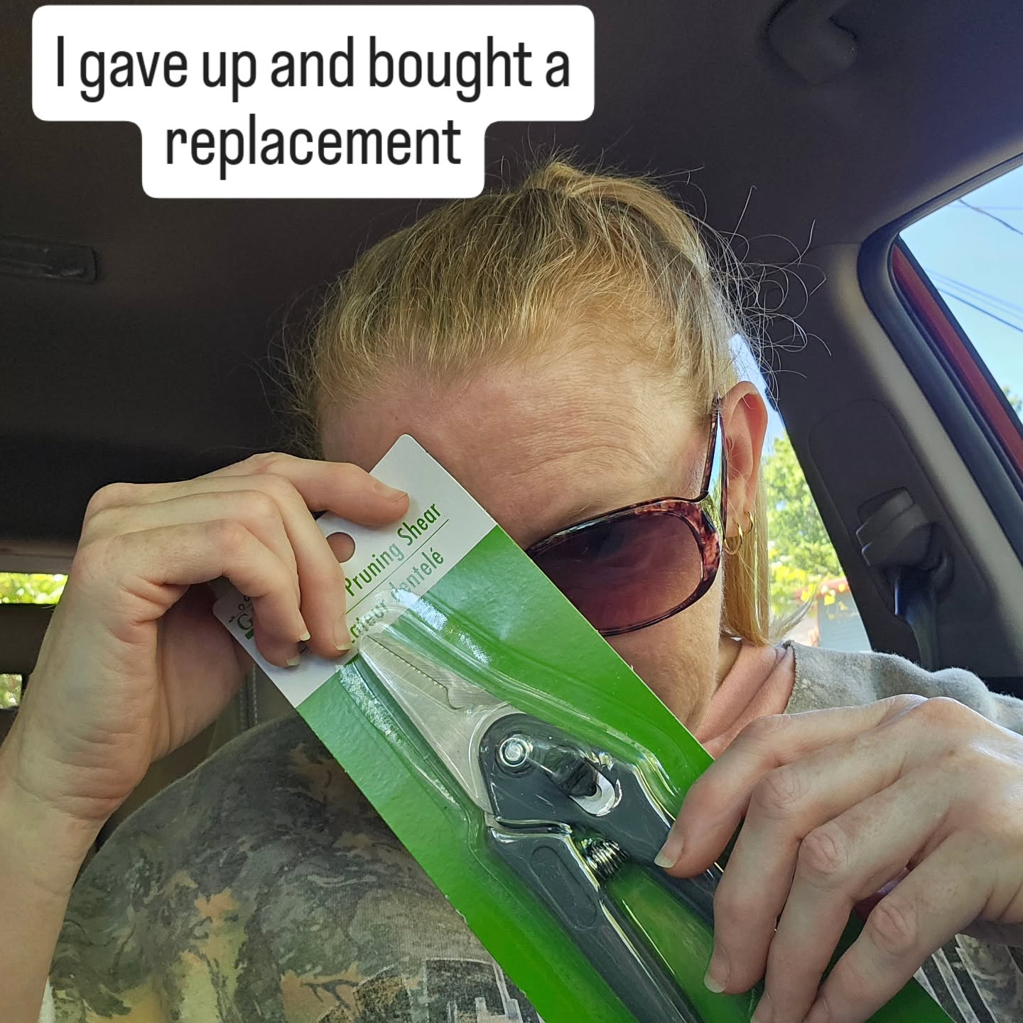 I have spent DAYS looking for my gardening clippers (that I had recently purchased).
Searched every possible place at the gym.
Opened cabinets and drawers like I was on a crime investigation show.
Nothing. Gone. Vanished. Witness Protection Program.
So naturally...I went back to the Dollar Tree and bought another pair.
Now the real question is:
How long before I find the original pair immediately after I put these new ones away?
My guess: 12 minutes