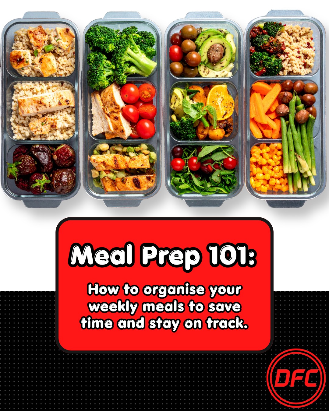 Meal prep doesn’t have to be complicated. A little planning each week can save time, reduce stress, and help you stay on track with your fitness goals. 💪
Here’s a simple way to organise your meals:
✔️ Plan your meals before food shopping
✔️ Prep proteins, carbs, and vegetables in bulk
✔️ Use containers to portion meals ahead of time
✔️ Keep healthy snacks ready for busy days
✔️ Stick to simple meals you genuinely enjoy
Consistency beats perfection. The more prepared you are, the easier it becomes to make better choices throughout the week. 🔥
Save this for your next food shop. 🛒
#TheDisciplineFitnessCoach