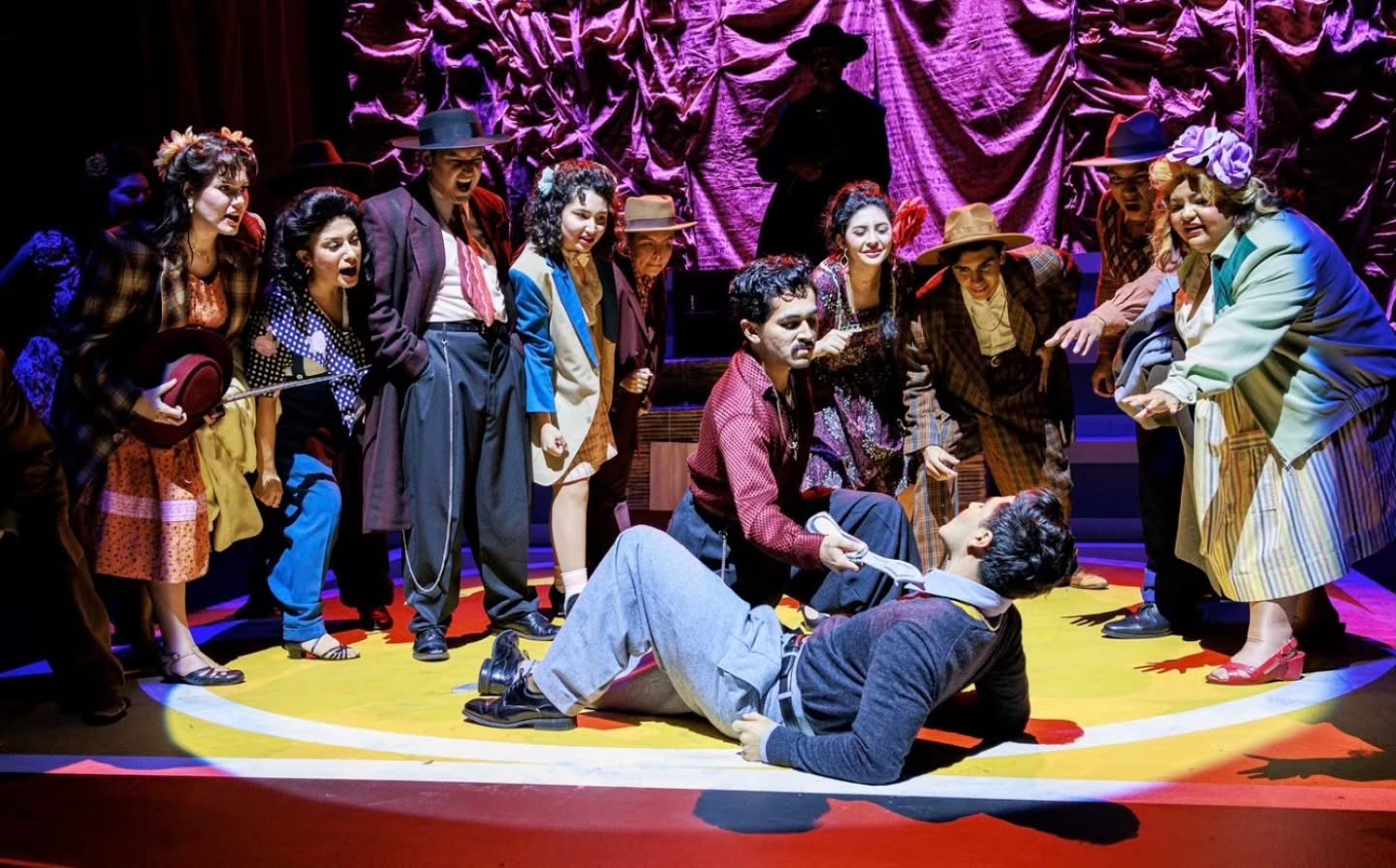 The opening night of Zoot Suit was a hit! 🌟 Last night brought together a full house of lucky patrons who scored tickets, artists, business leaders, elected officials, LA Mission admins, and a pair of superfans who drove from Fresno for their 13th Zoot Suit. Congratulations to the cast and crew on a spectacular performance 👏🏽
All tickets to Zoot Suit are sold out! If you already have your seats...
📍Location: The AMP Theater, LA Mission College
🚗Parking: Free in the parking structure next to the AMP Building
🕡Curtain time: 7:00PM on the dot
Box office opens: 6:00PM
🎟️Tickets: Have your QR code ready
Help us out by arriving early! Late seating is very difficult in our theater.
LA Mission College Theatre Arts presents “Zoot Suit,” written by Luis Valdez and co-directed by Robert Cucuzza and Raúl Cardona. “Zoot Suit” will be presented May 15-31, 2026 in the AMP Theater on the LA Mission College campus in Sylmar, CA. Tickets start at $10 and can be purchased through www.lamcstage.com. LA Mission College will be hosting a variety of cultural events coinciding with many of the twelve shows. For the performance and event schedule, company list, and information about the show, visit www.lamcstage.com.