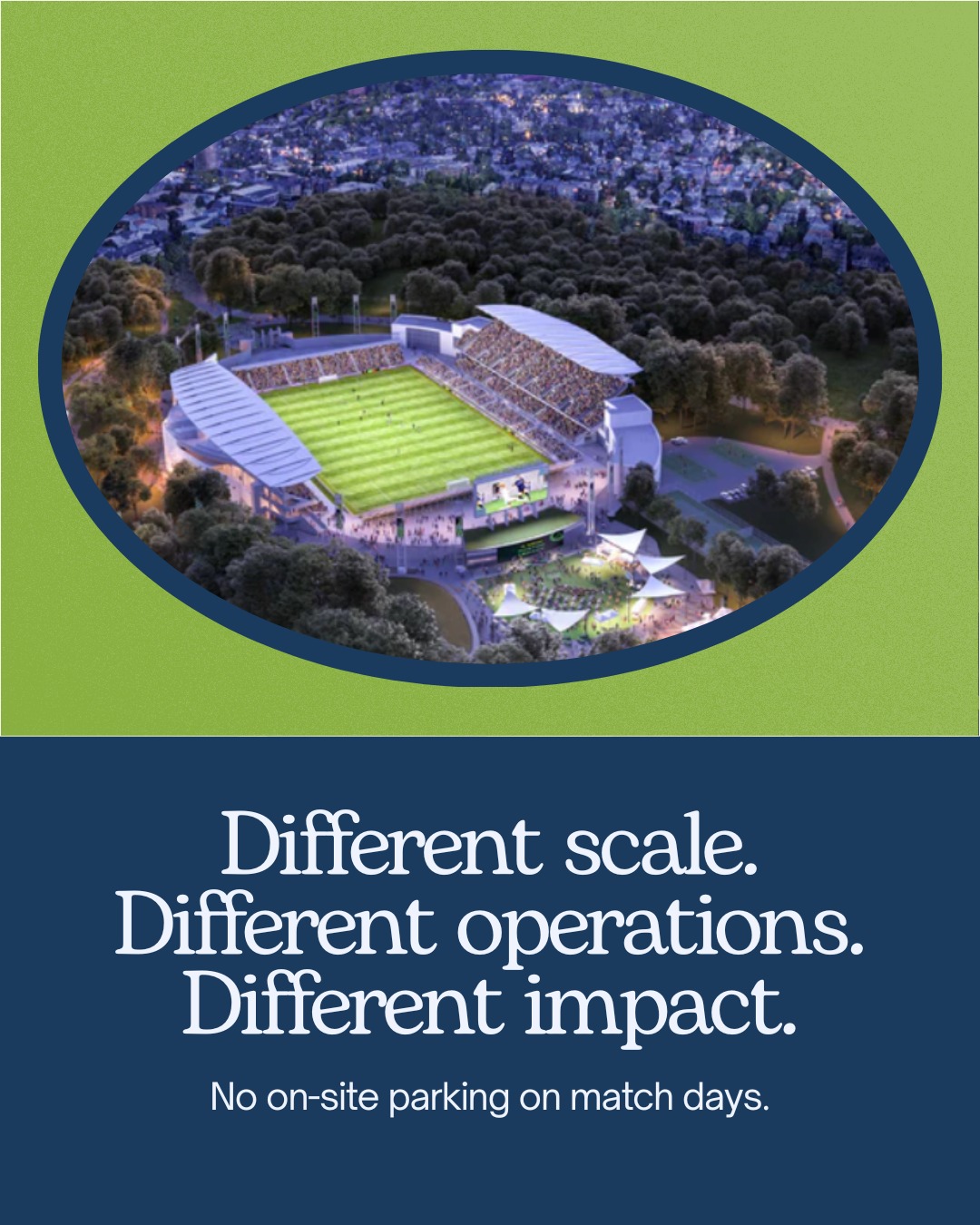 The transportation plan for White Stadium now bans on-site parking and neighborhood parking on match days because the city expects massive professional soccer crowds. Fans will also have to declare how they’re getting there before buying tickets.
And we’re still supposed to believe this is basically the same as a public high school stadium?
Different scale. Different operations. Different impact.
That’s a change of use.
Franklin Park belongs to the people. Build a fully public stadium.
🔗 Read more in LinkTree
#SaveFranklinPark #ItsBiggerThanUs #PublicLand