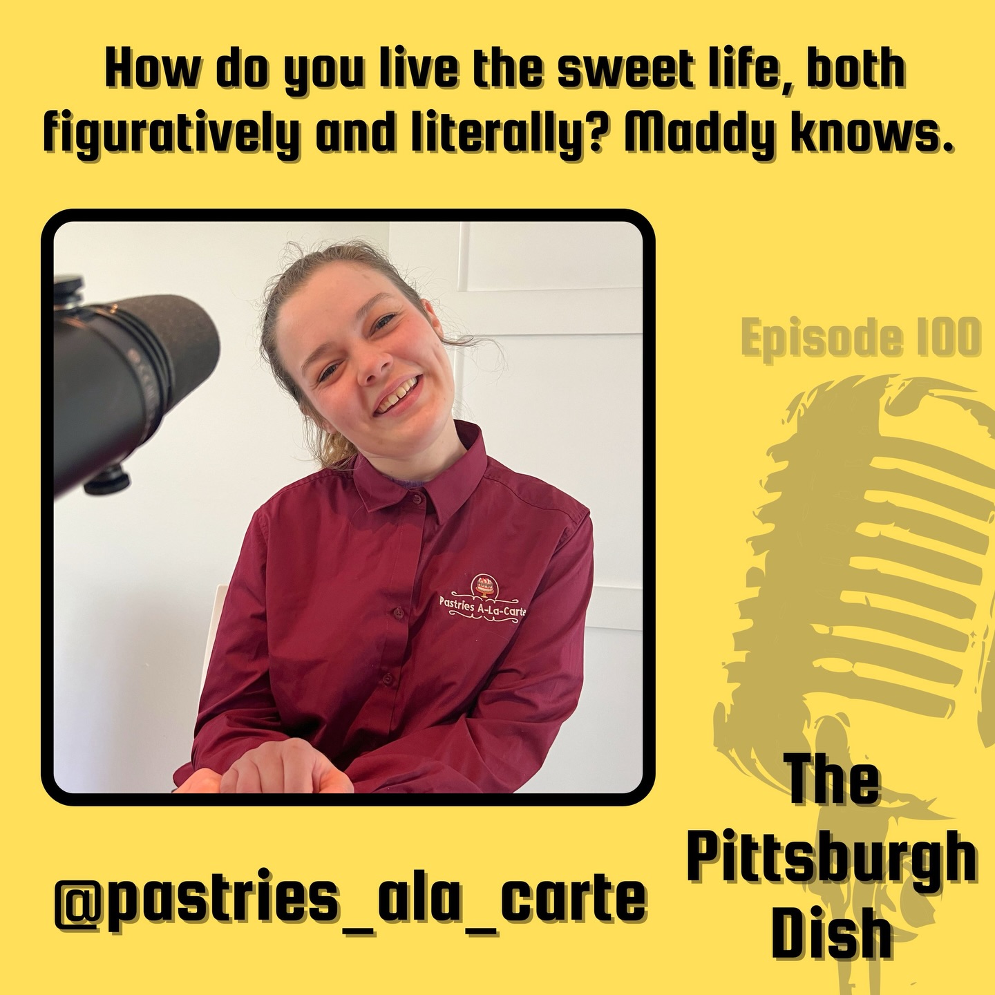 What’s it like to be surrounded by cookies and cake all day, work with your family, and know that the Pittsburgh Penguins appreciate your sweet treats? Lead cookie decorator, Maddy Hernandez pulls back the curtain at local bake shop, Pastries A-La-Carte.
Plus, Shayla Penn @shay_burgh_eats_and_treats joins me at the table to celebrate Episode 100 and catch up on all of our shared happenings.
All on Episode 100.
Listen to The Pittsburgh Dish on Apple, Spotify, or wherever you get your podcasts! 🔊
#pittsburgh #pgh #podcast #local #food