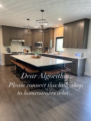 We are looking for the kind of homeowners who appreciate solid craftsmanship, thoughtful details, and cabinets built to last several decades.
We will provide a team that knows your project, answers your questions, and truly cares about the outcome. Not a revolving door of sales associates.
Every project supports skilled workers, local families, and a shop that pours heart into every single project we build.❤️
If this sounds like you, then we would love to work with you. Send us a message to get started!
-custom cabinets
-Midwest kitchens
-kitchen remodel
-bathroom remodel
-kitchen design