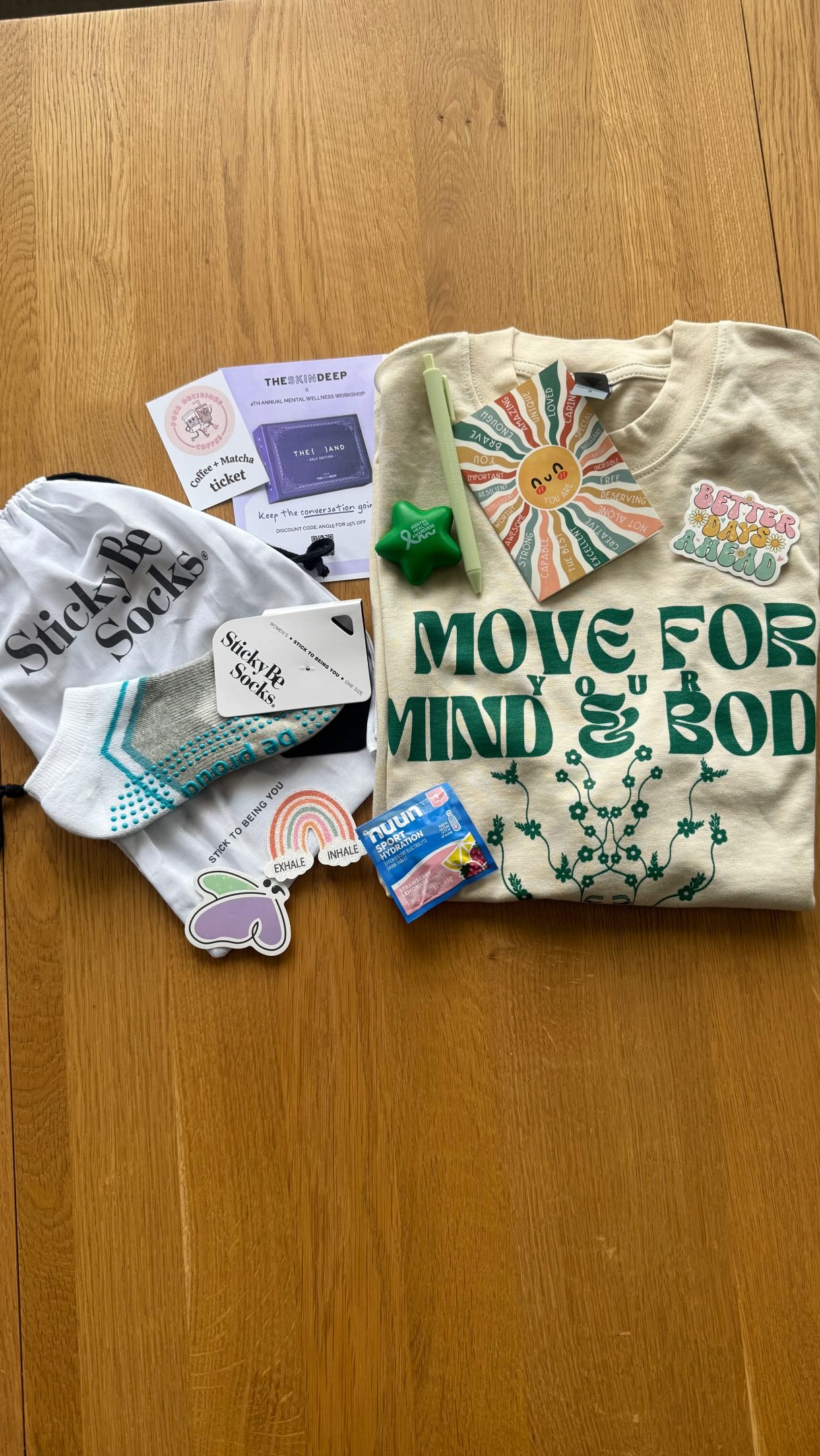 pack a welcome bag with me 🥹🤍
this is one of my favorite parts of the whole event… getting to put together something that feels thoughtful, useful, and just a little special for each of you
inside your bag:
✨ a pair of @stickybesocks (to wear during Pilates 🫶)
✨ @nuunhydration sports hydration tablets to keep you feeling good all morning
✨ coupons from @the_skindeep for something meaningful beyond the event
✨ + a few little surprises I haven’t shown yet 👀
and we’ll also have a limited number of event tees available at check-in designed by @oh_jes_fit — first come, first serve 🤍
we’re SO close and I genuinely can’t wait for you to experience this day
🎟 final tickets in bio
#mentalwellnessevent #uplandevents #wellnesscommunity #pilatescommunity #inlandempireevents