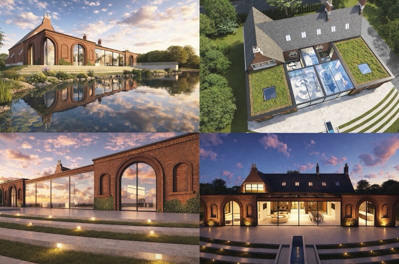 Delighted to have secured planning permission for the bespoke conversion and extension of the former Withnell Fold Methodist Church into a luxury family home.
A highly complex project within the Green Belt, Conservation Area, adjacent to Withnell Fold Hall (Grade II listed), and involving NDHA and ecological constraints - successfully resolved through careful strategy and design.
The scheme delivers a policy-compliant sub 50% volume increase while restoring the historic chapel fabric and introducing a contemporary yet restrained extension that responds sensitively to the building’s original architectural character