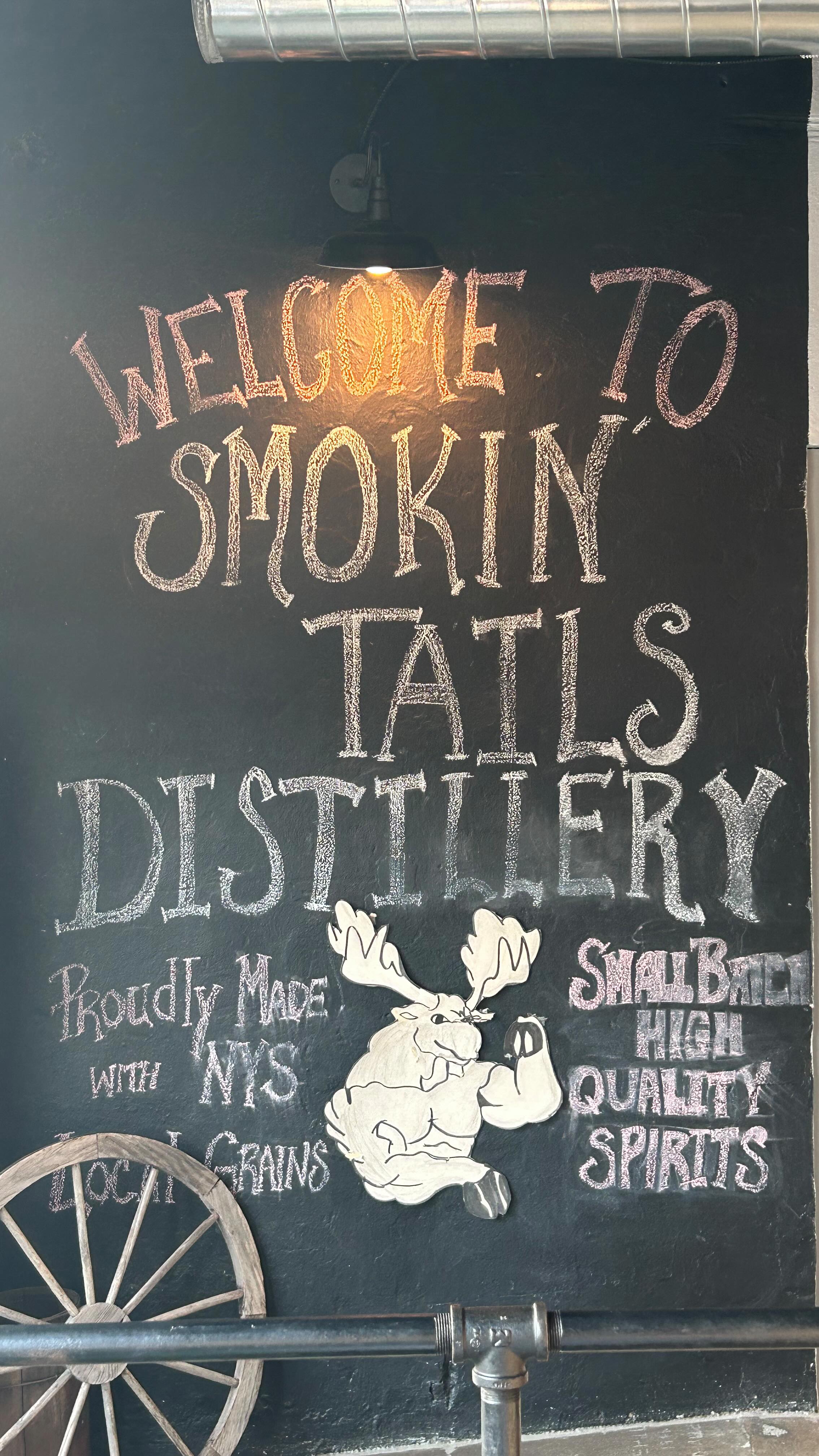 Round two of events today, come say hi @smokintailsdistillery for momβs night out! Here until 9!