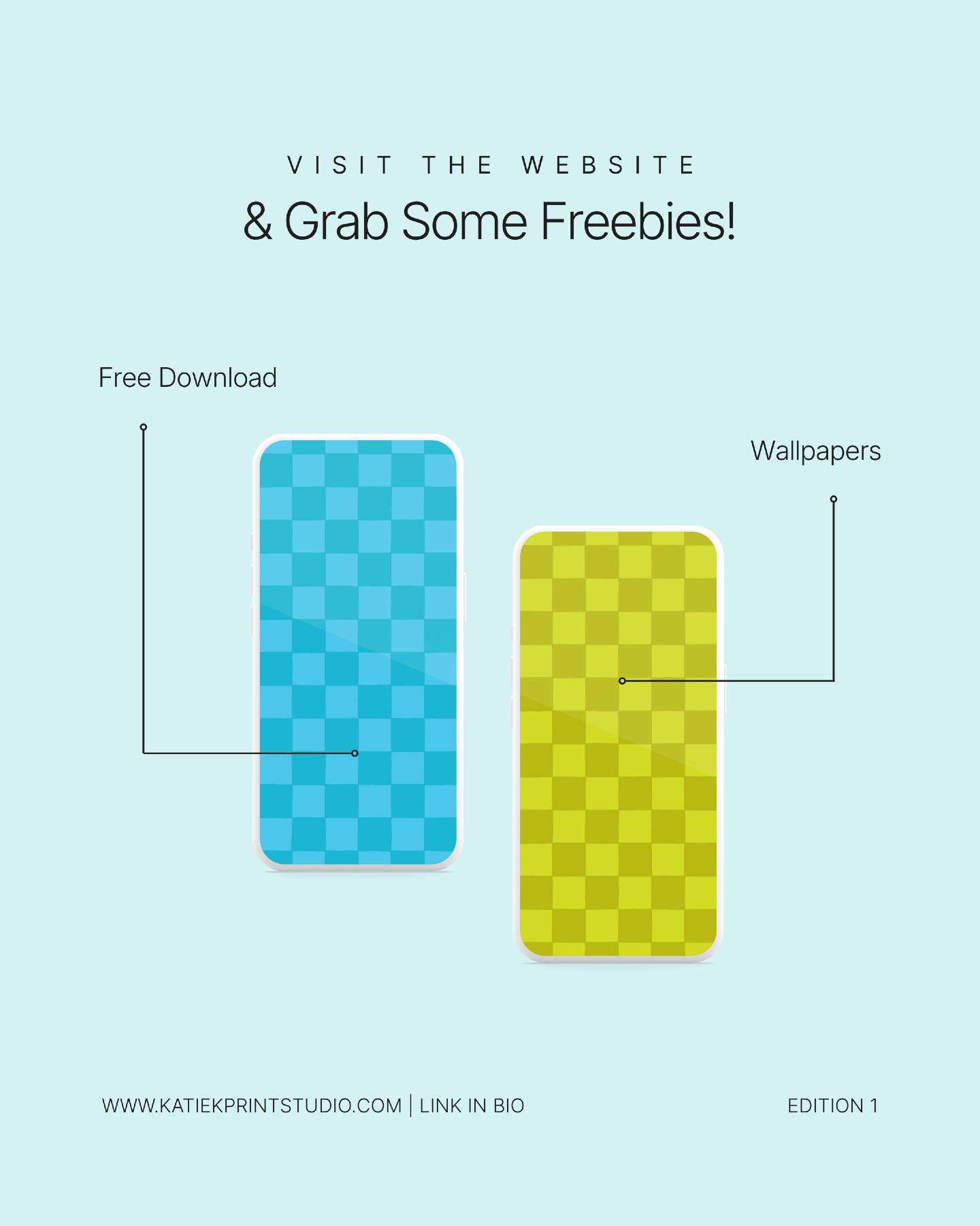 Consider this Edition 1 of a little passion project. I’m giving away free phone wallpapers on the site because, let’s be real, our lock screens deserve to look as curated as our actual spaces.
I plan to keep adding to this vault with monthly drops so we can refresh our screens with the seasons... or just whenever our vibe shifts (which, if you’re anything like me, is pretty often). No catch, no strings, just a little low-key gift from my studio to your phone.
The link is in the bio if you want to go grab a few. Let me know which one you pick! 👋🏼✨
#KatieKPrintStudio #FreebieEnergy #LockScreenRefresh #DigitalAesthetic #CreativeChaos #MonthlyDrop #PhoneWallpaper #StudioVibes #AestheticGlowUp