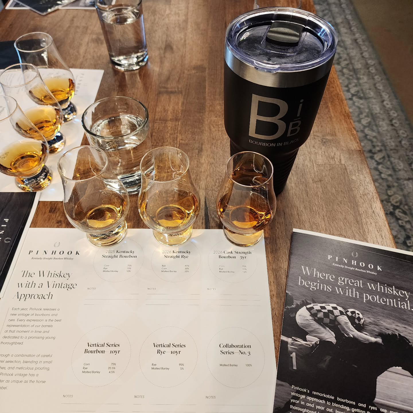 @Pinhook_Bourbon on deck @The_Algiers Club! High proof summer!