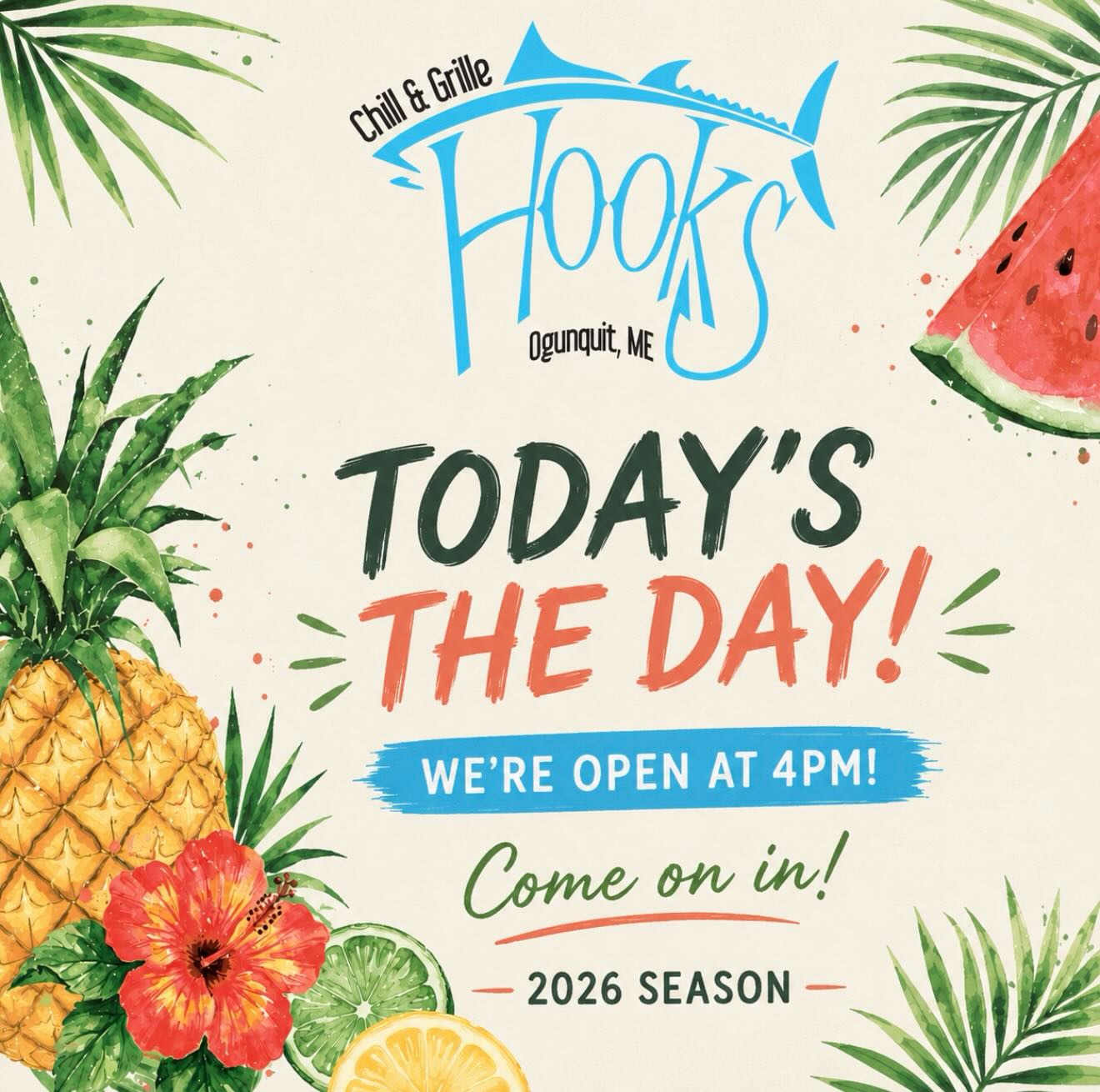 Weโre back! The 2026 season starts today and we couldnโt be more excited to see everyoneโs smiling faces again. Come kick off the season with us at 4pm! ๐ด๐น๐