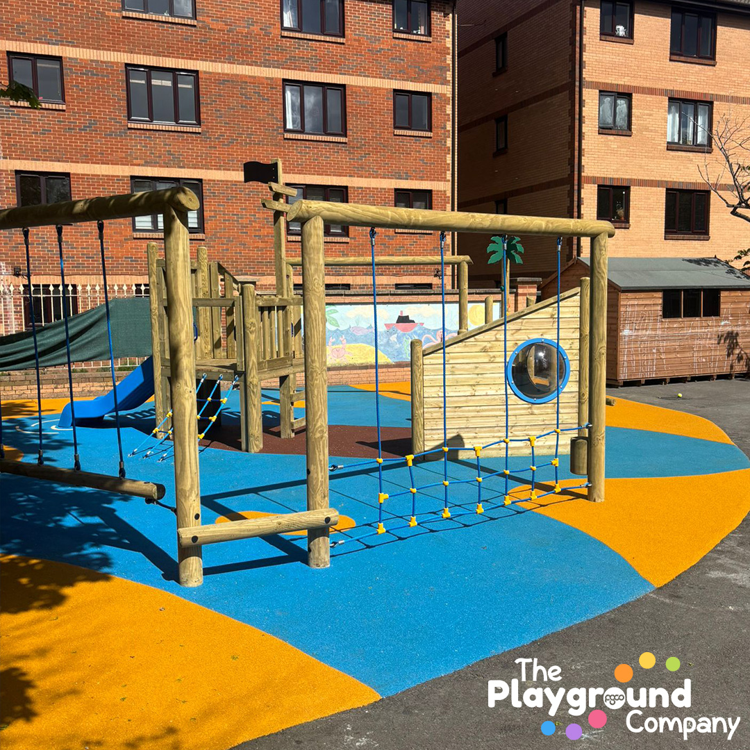Take a look at this Pirate-themed play space at Pelham Primary School⚓🌴
Complete with trim trail, play boat and themed surface, this space has transformed this section of the playground into a place where physical and imaginative play thrives!
Want to see more case studies? Take a look on our website!
#Playground Transformation #ThemedPlayground #PlayBoat