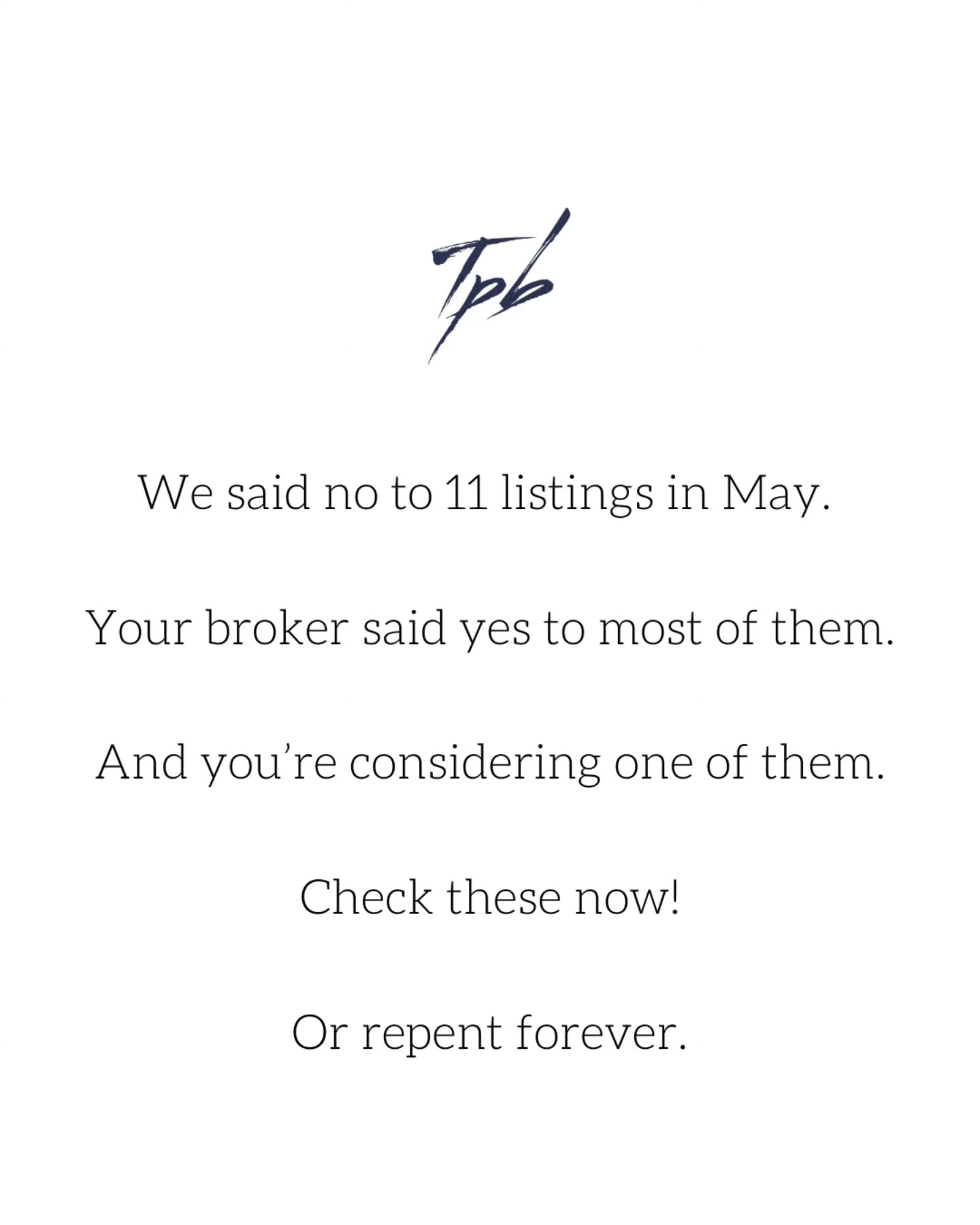 It ain't easy, being Tpb.
We say no more often than yes.
Being self appointed gatekeepers of luxury and quality, saying no to sellers, comes with the job.
But for a Tpb client, the difference is evident.
Only the best villas in Goa for sale at the right price, by the right people.
Want to know more, comment 'Goa' to get in touch.
#goa #TPBRealty #realestate