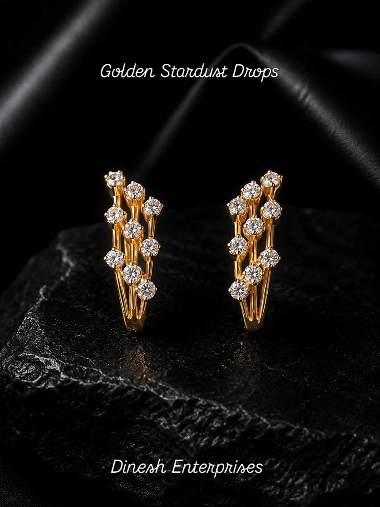 Golden Stardust Drops
✨ “Elegant gold earrings sparkling like magical stardust.”
#diamondstuds #diamondearrings #goldearring #goldjewellery #luxuryjewellery