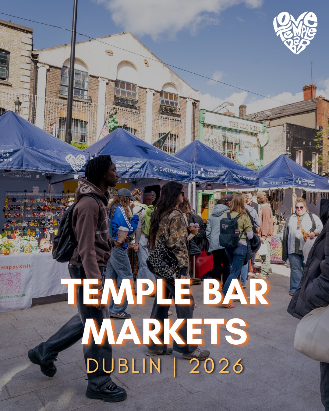 Your guide to the Temple Bar Market 💚✨
Handmade everything, fresh food from Irish farms, sustainable pieces or your next special find, they’re all at the markets!
🧵Design & Craft - Temple Bar Square
🍴Food & Farmers - Meeting House Square
📚 Book - Barnardos Square
Save this for your next wander through Temple Bar 👀
#templebar #dublin #dublinmarkets #wearetemplebar