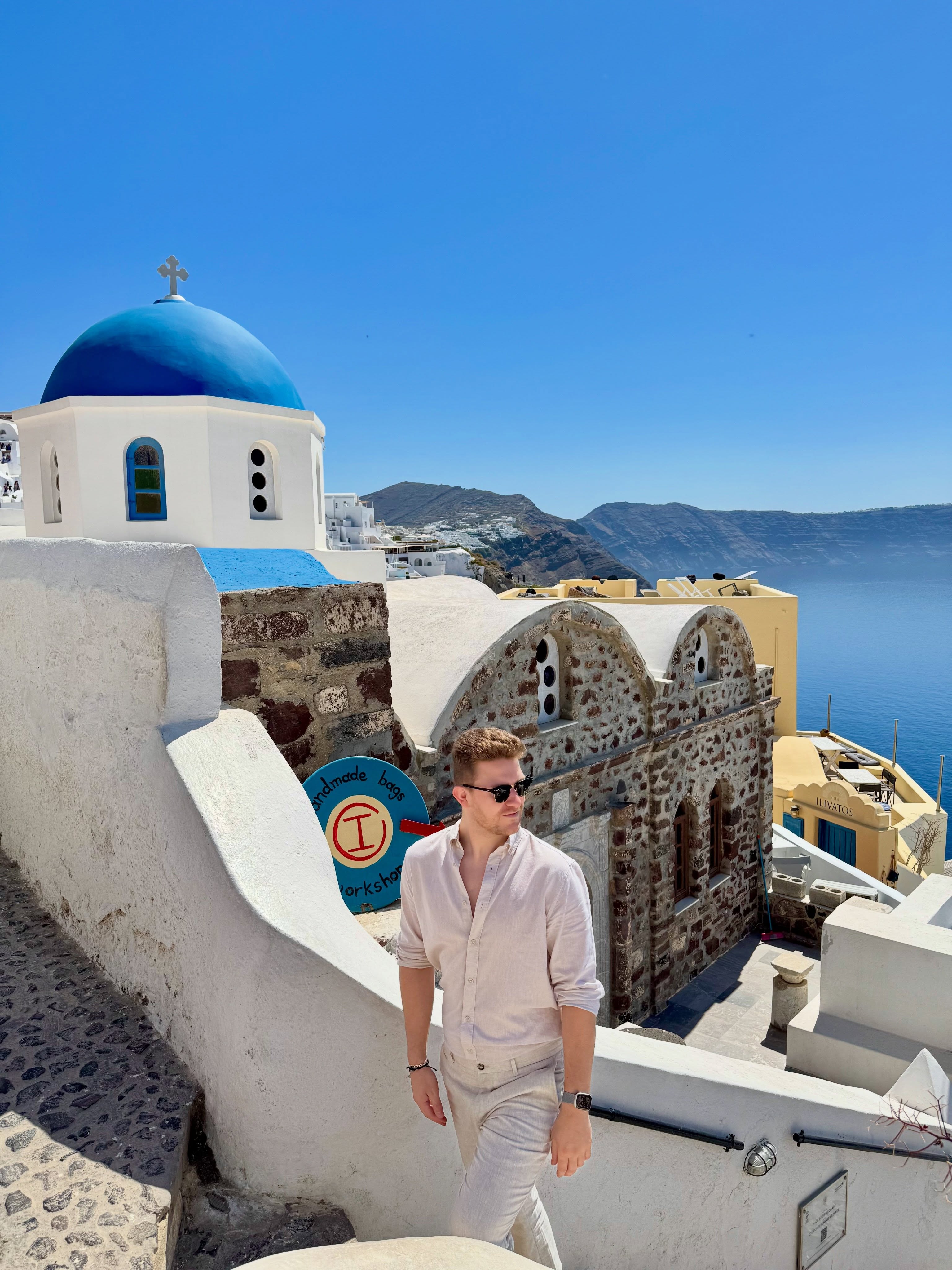 ๐ name better colours ๐ค name a better location ๐ฉต
#greece #santorini #vacation #travel #summer