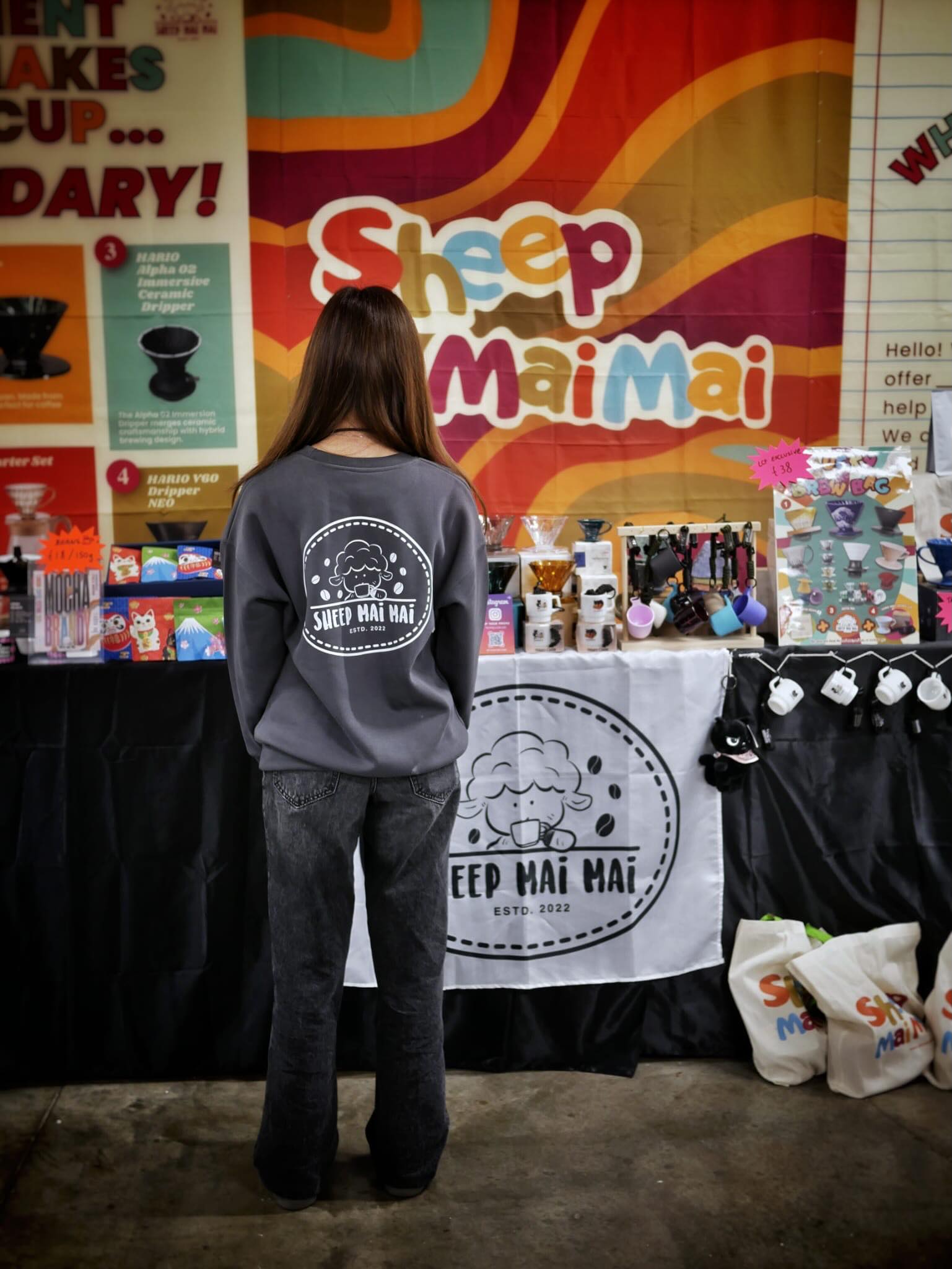 Day 2 & 3 at the London Coffee Festival 2026 ☕️✨
So grateful for everyone who has stopped by the Sheep Mai Mai stand these past few days 🐑🤍
Thank you for all the chats, support, and lovely moments with us.
Only one more day to go…
Can’t wait to see more of you tomorrow ☕️