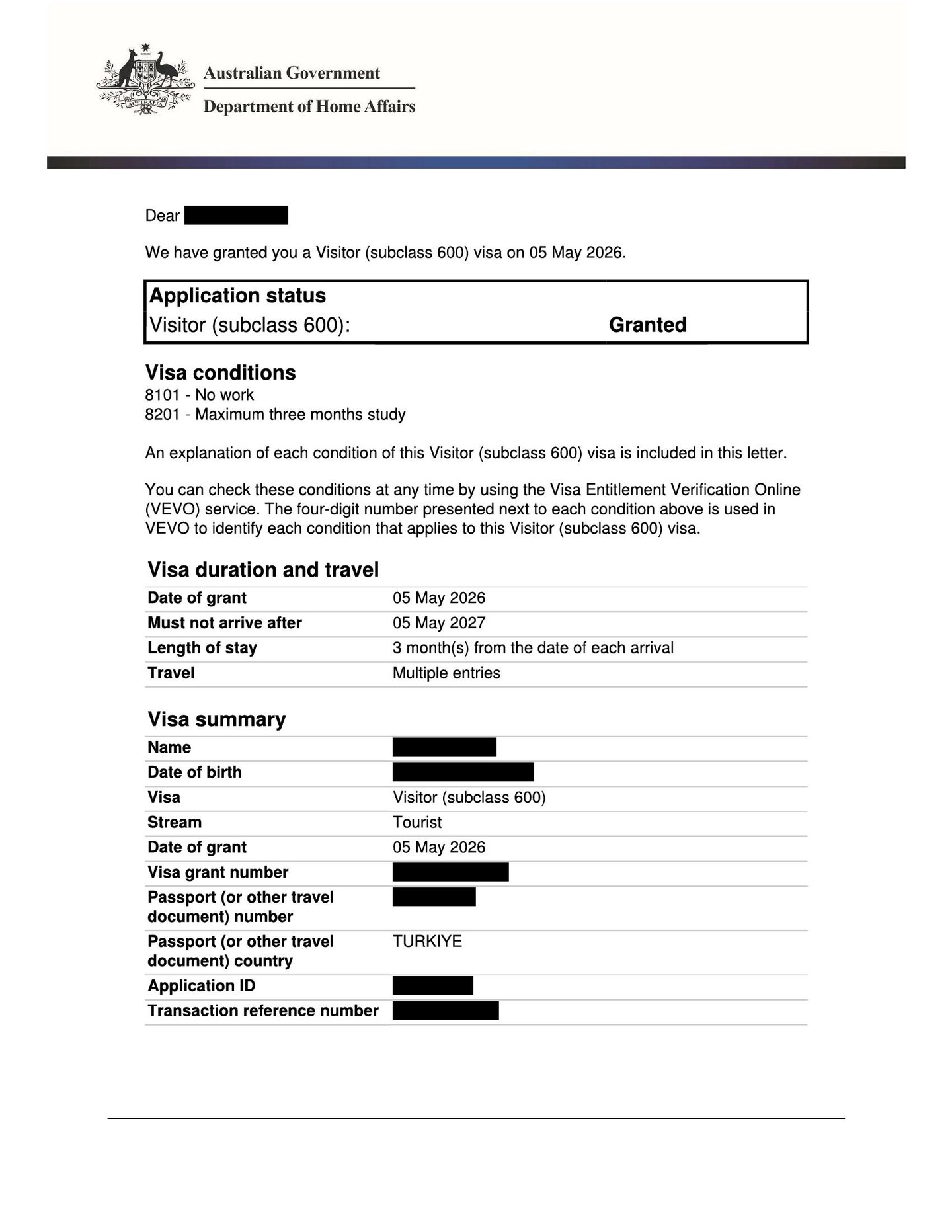 Great news — another Subclass 600 Visitor Visa has been granted.
I take on visitor visas, family visas, partner visas, and work sponsorships cases, handling each matter with diligence and professionalism.
For trusted migration assistance, contact me today and experience a seamless process with exceptional results.
If you are looking for reliable migration assistance, please reach out.
Ilgin Azazi
Registered Migration Agent | MARN 2318123
Visa Australia – Consult & Migrate
Phone: 0416 049 021
Email: info@visa-australia.com.au
Website: visa-australia.com.au
#Subclass600 #VisitorVisaAustralia #AustralianVisa #MigrationAgentAustralia #PartnerVisa #FamilyVisaAustralia #EmployerSponsoredVisa #WorkSponsorship #VisaAustralia #AustralianMigration #ilginazazi #marn2318123