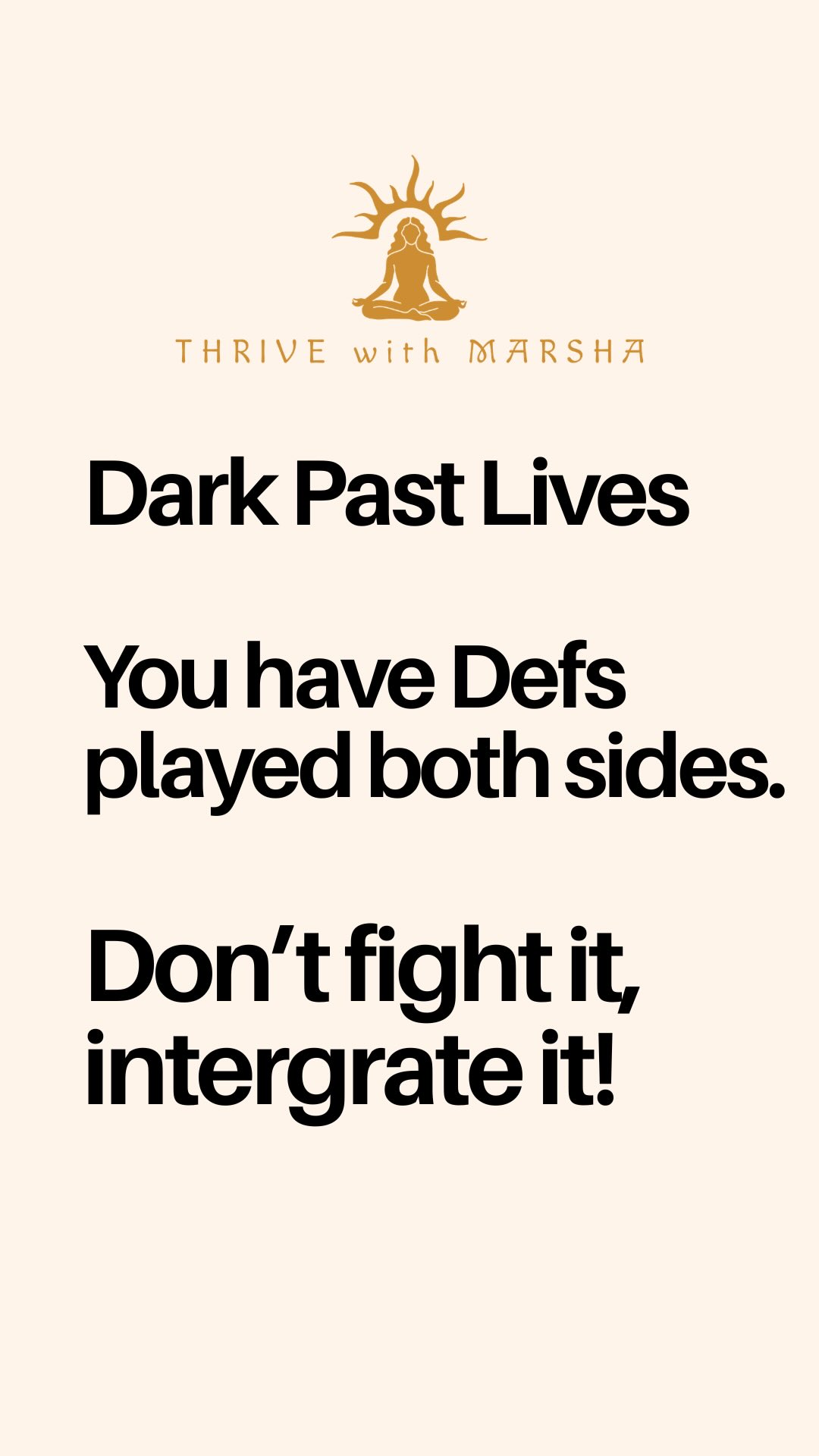 The āLove and Light Karenā in all of us needs a reality check sometimes. šš¼āāļø
You arenāt sugar and sweetness; youāre a multidimensional being with a history thatās as dark as it is light. Integrate it all.
Thatās where the power is.
Whoās with me? š²ā
ā”ļø Tell me a past life you remember in the comments - own it!!
#shadowwork #souljourney #selfacceptence #spirituality #traumahealing